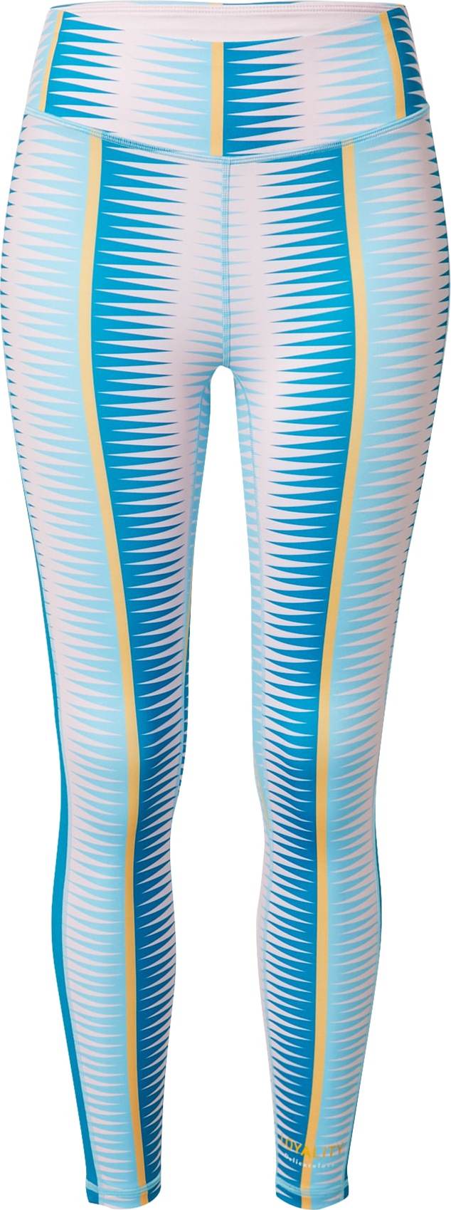 DELICATELOVE Sportovní kalhoty 'Nadi' modrá / žlutá / růžová