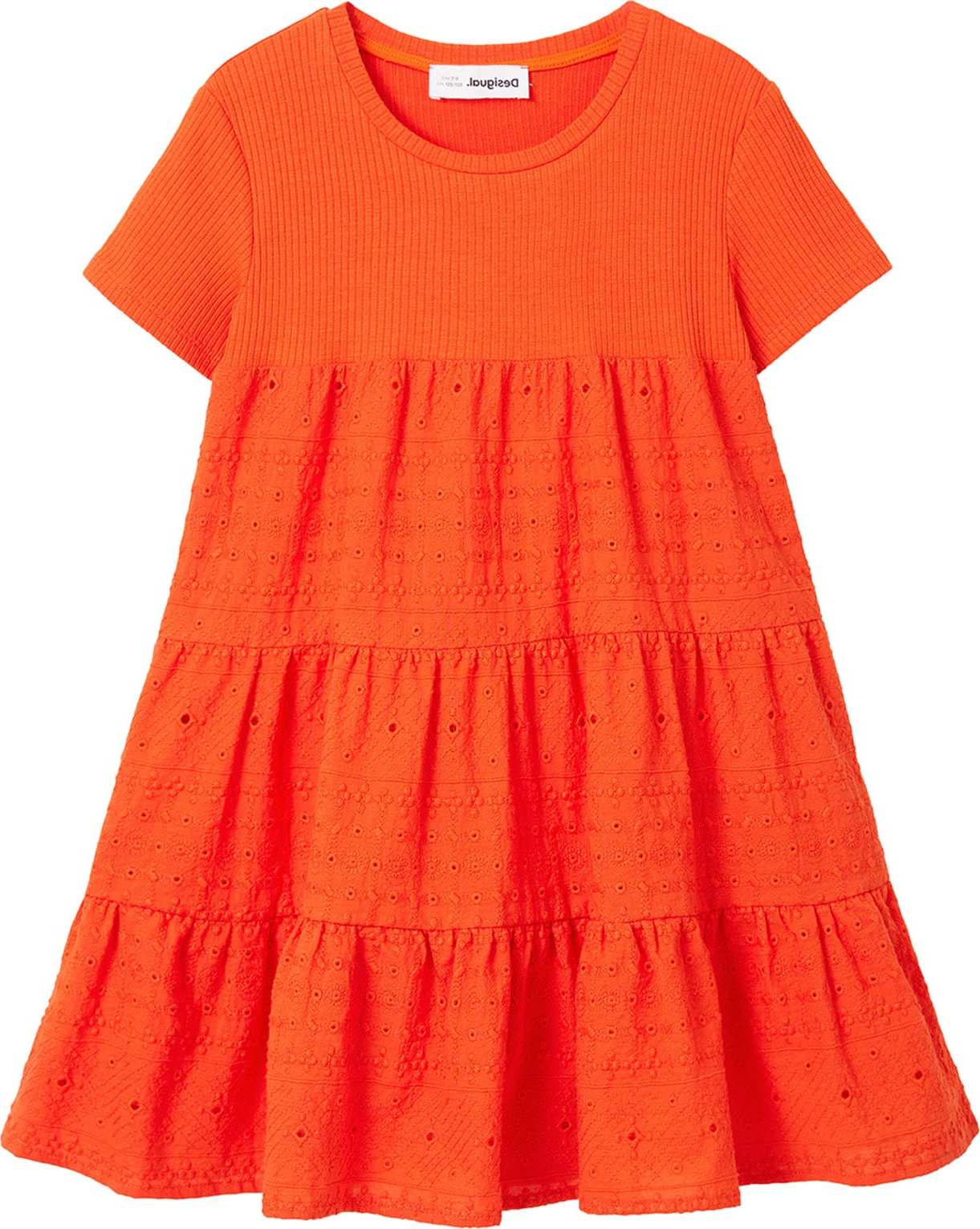 Desigual Šaty oranžová