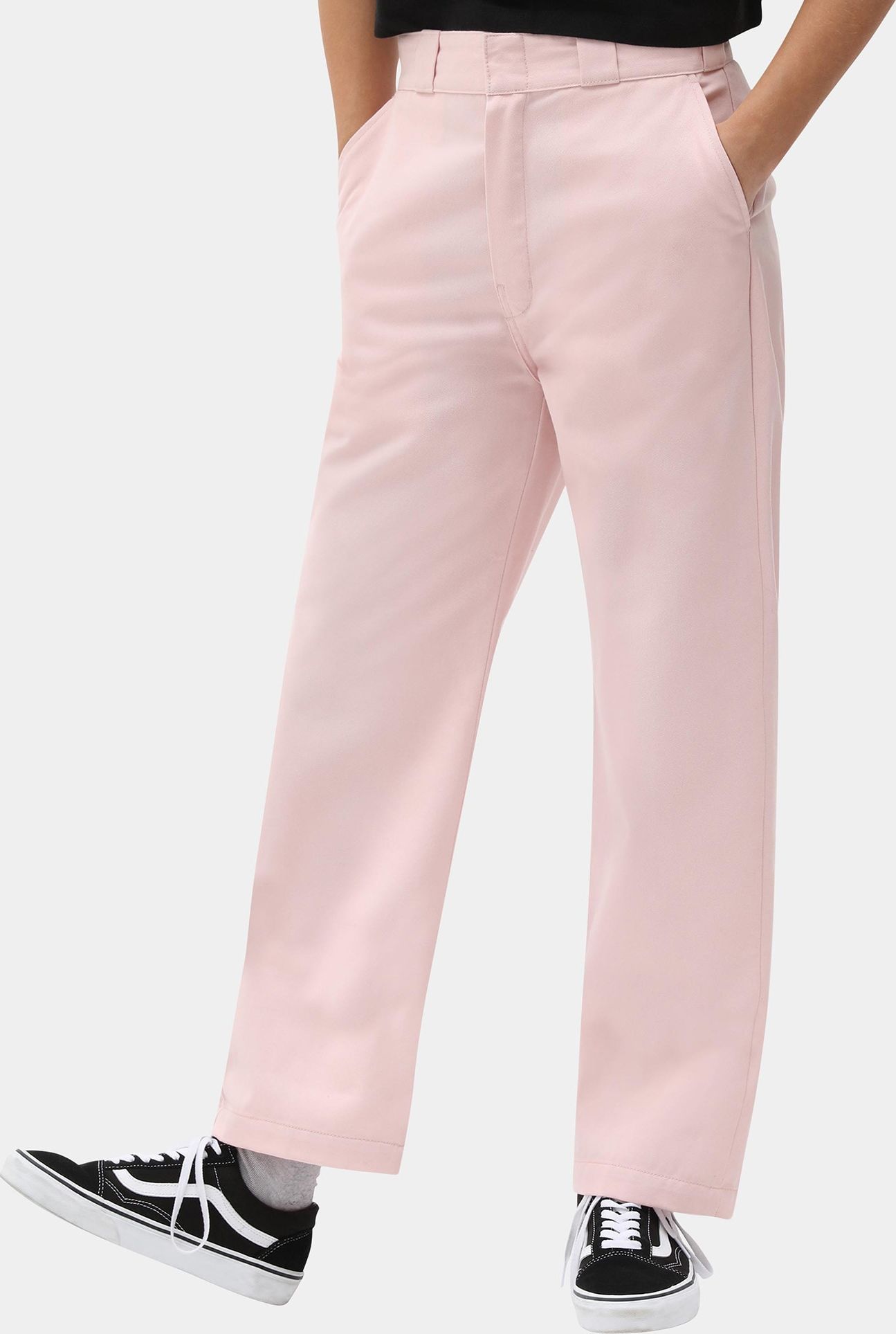 DICKIES Kalhoty s puky 'ELIZA' světle růžová