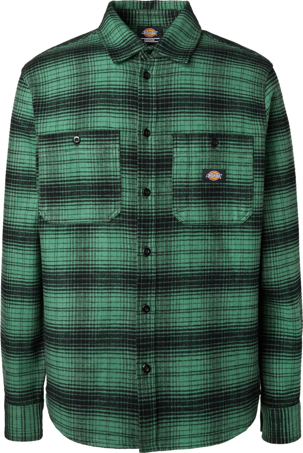 DICKIES Košile 'Evansville' zelená / černá