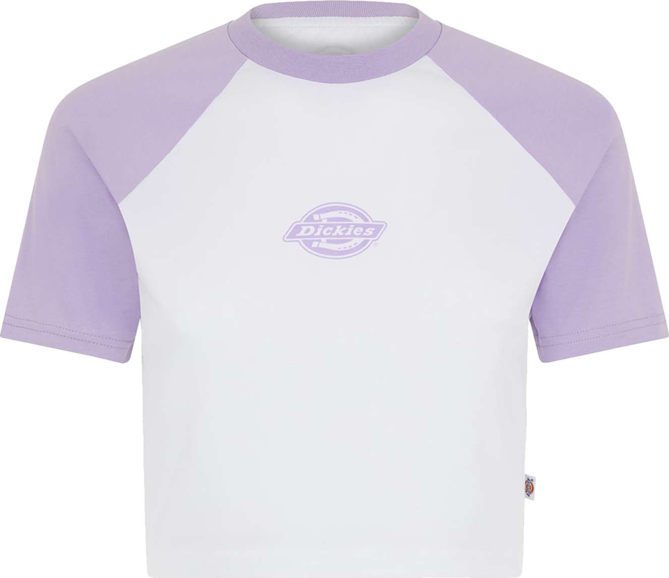 DICKIES Tričko 'Sodaville' světle fialová / bílá