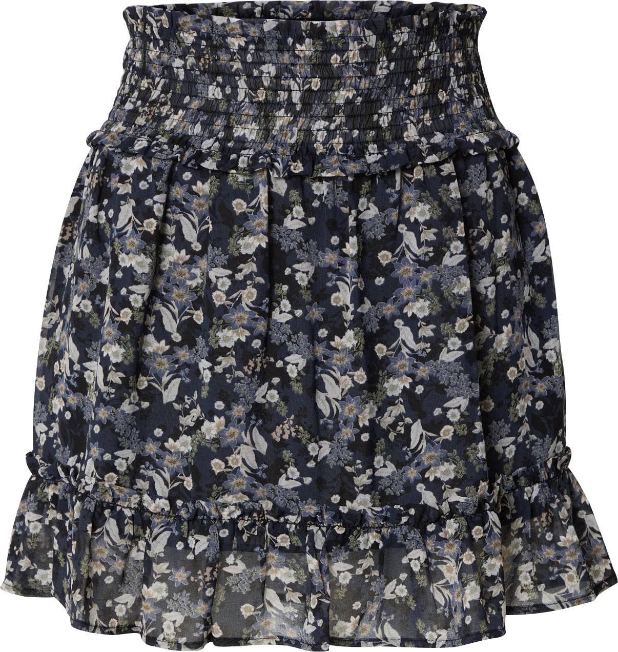DKNY Sukně béžová / krémová / marine modrá / tmavě zelená