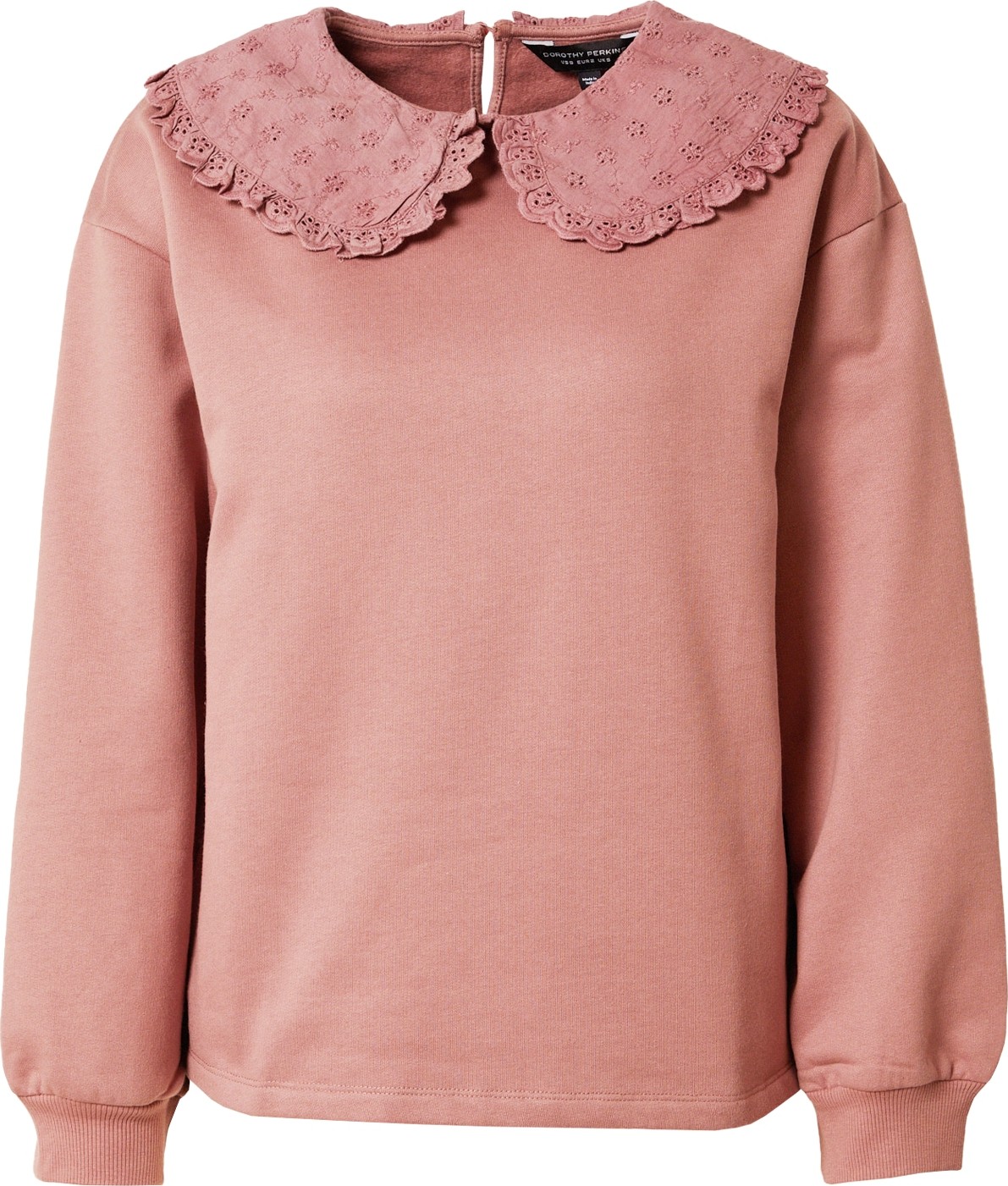 Dorothy Perkins Mikina 'Broderie' pink