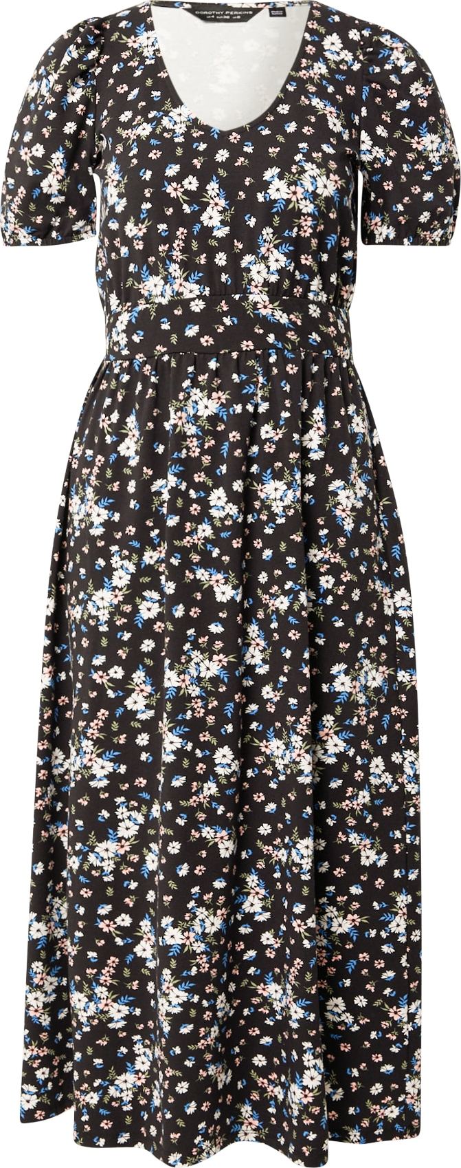 Dorothy Perkins Šaty pastelově zelená / růžová / světle růžová / černá / bílá