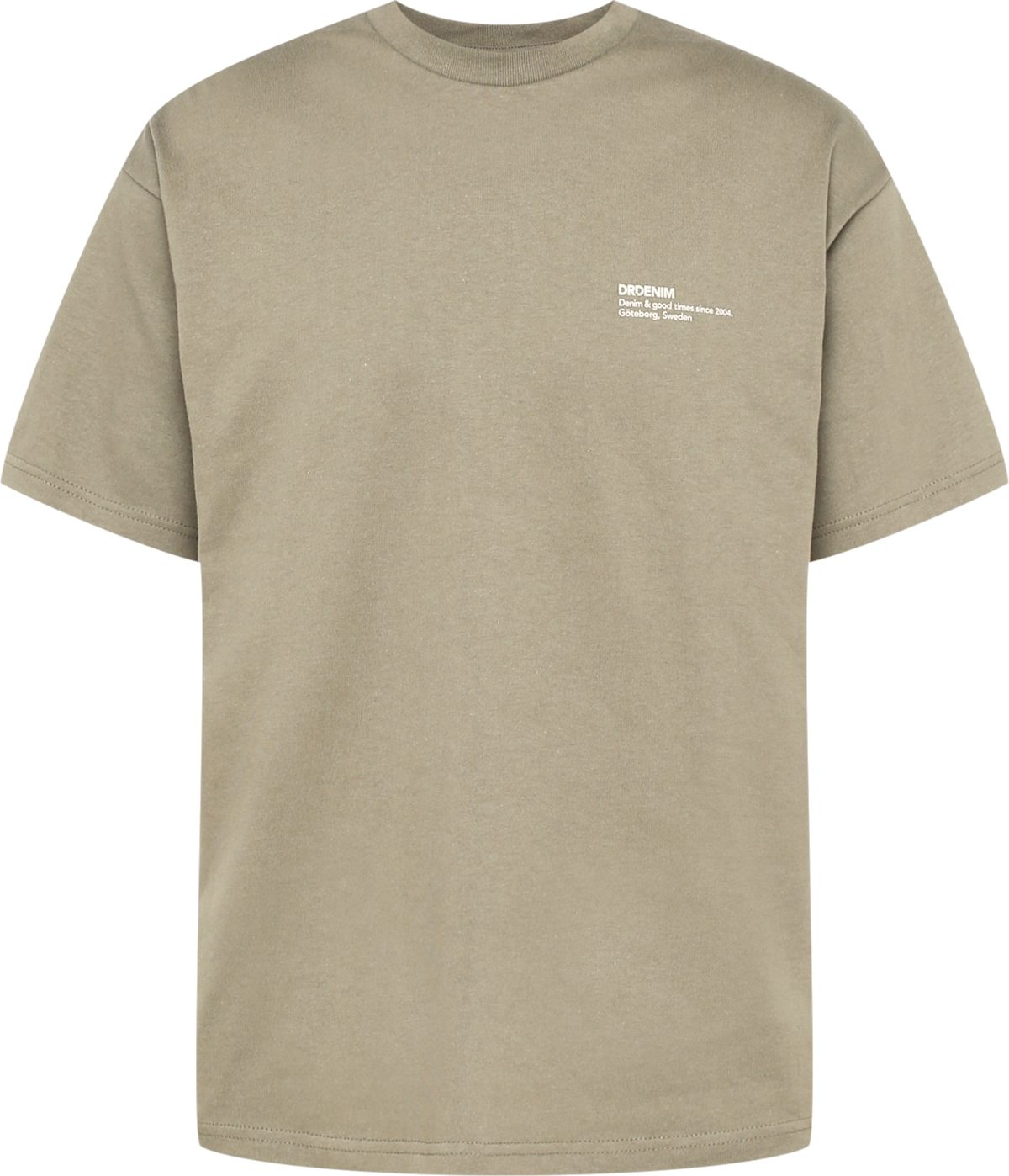 Dr. Denim Tričko 'Trooper' světle šedá / khaki