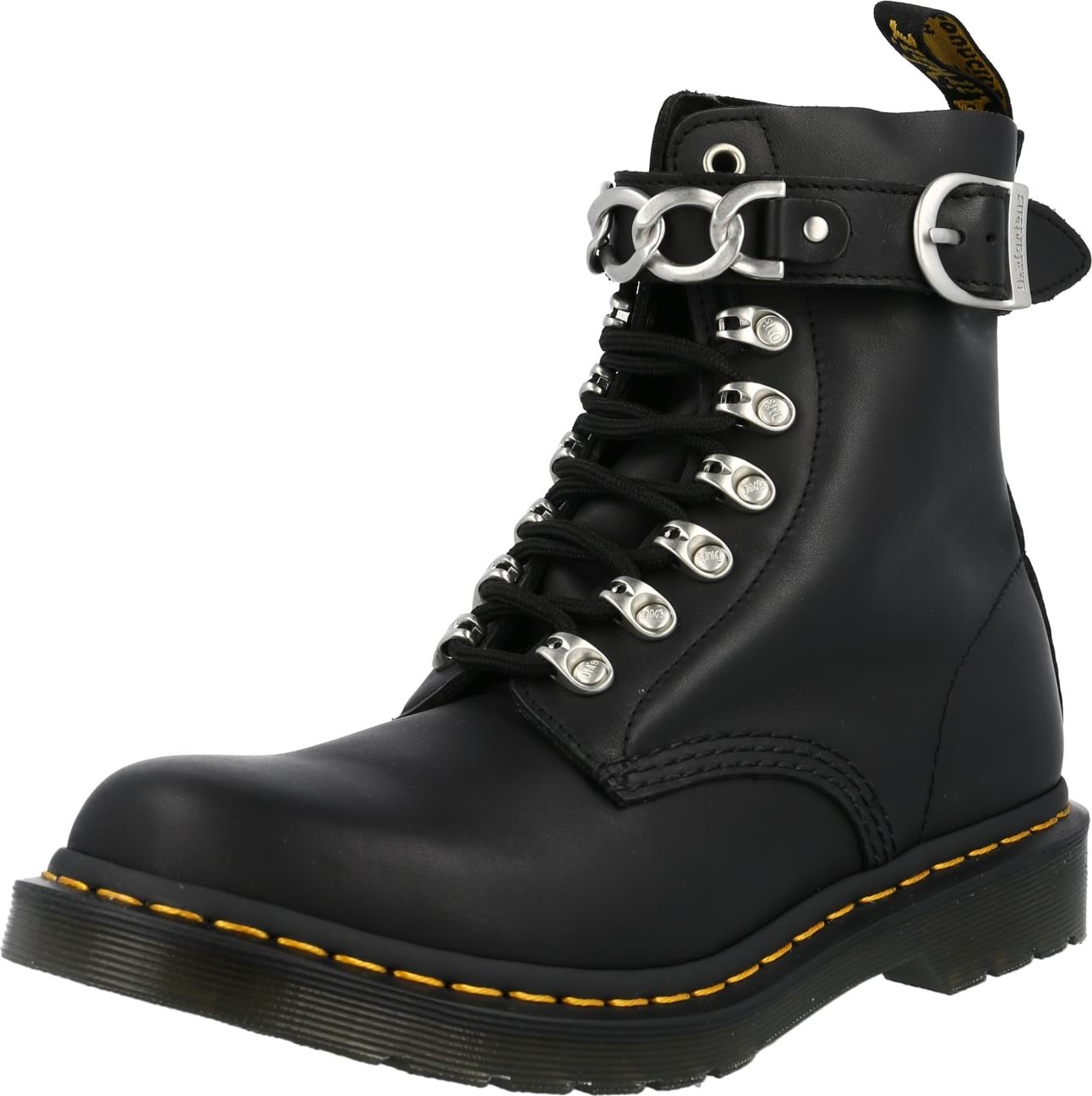 Dr. Martens Šněrovací kozačky černá