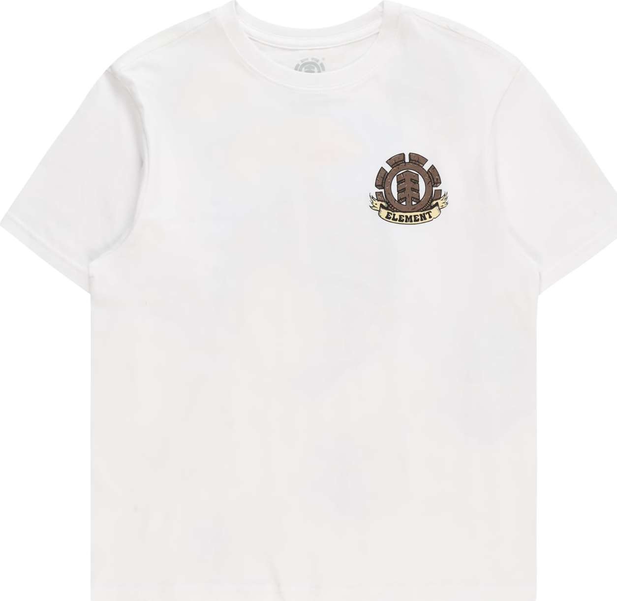 ELEMENT Funkční tričko 'JUNGLE' béžová / nebeská modř / tmavě hnědá / bílá