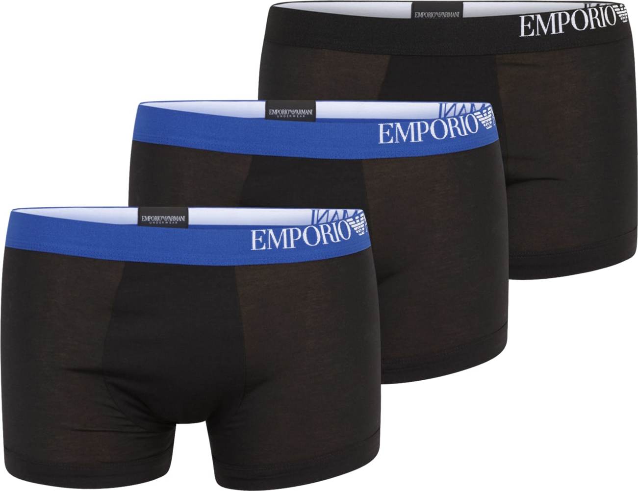 Emporio Armani Boxerky modrá / černá / bílá