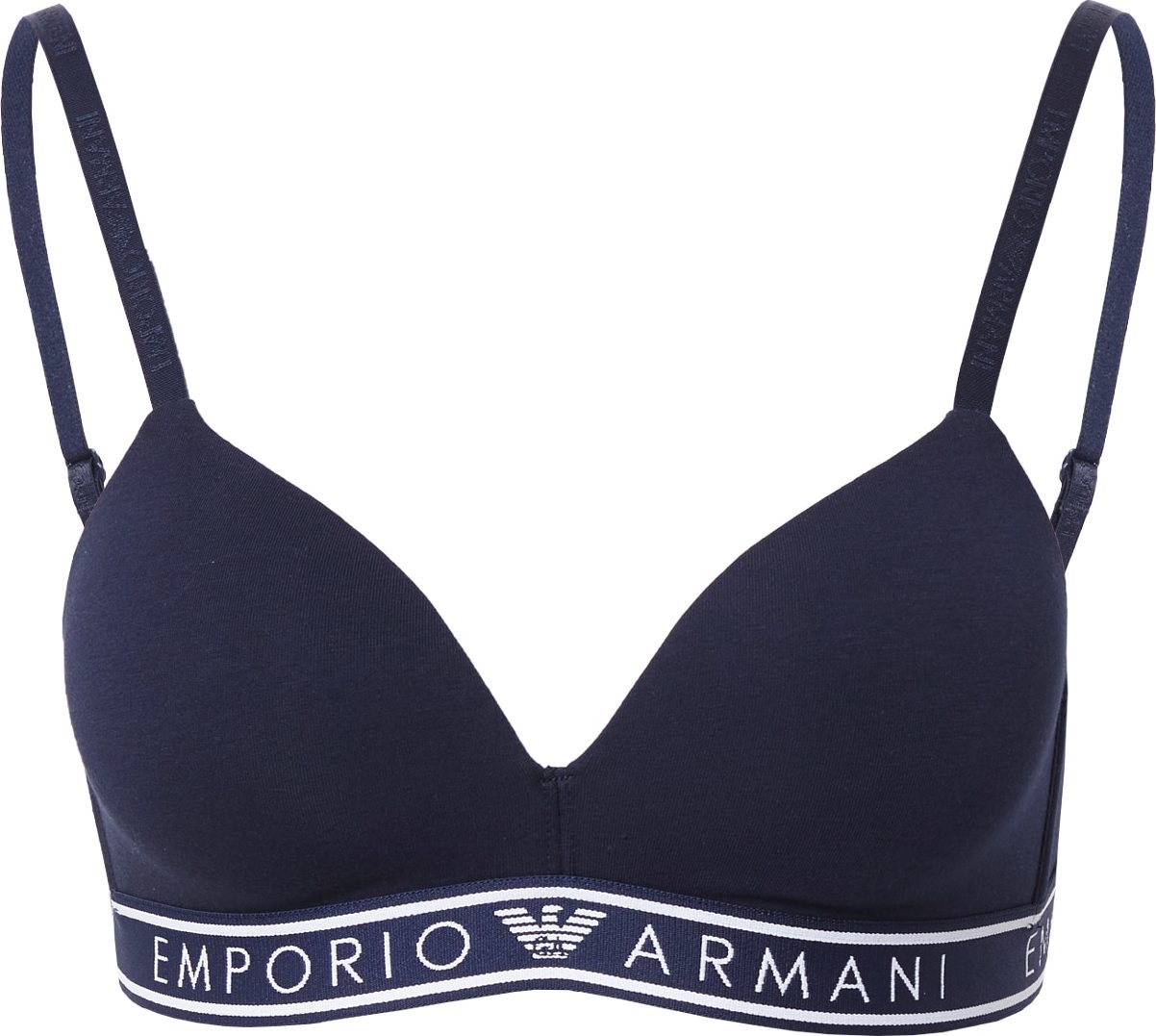 Emporio Armani Podprsenka námořnická modř / bílá