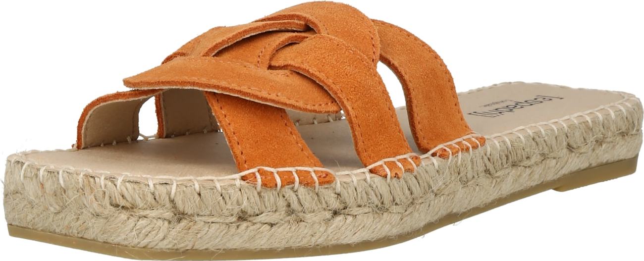 espadrij l´originale Pantofle oranžová