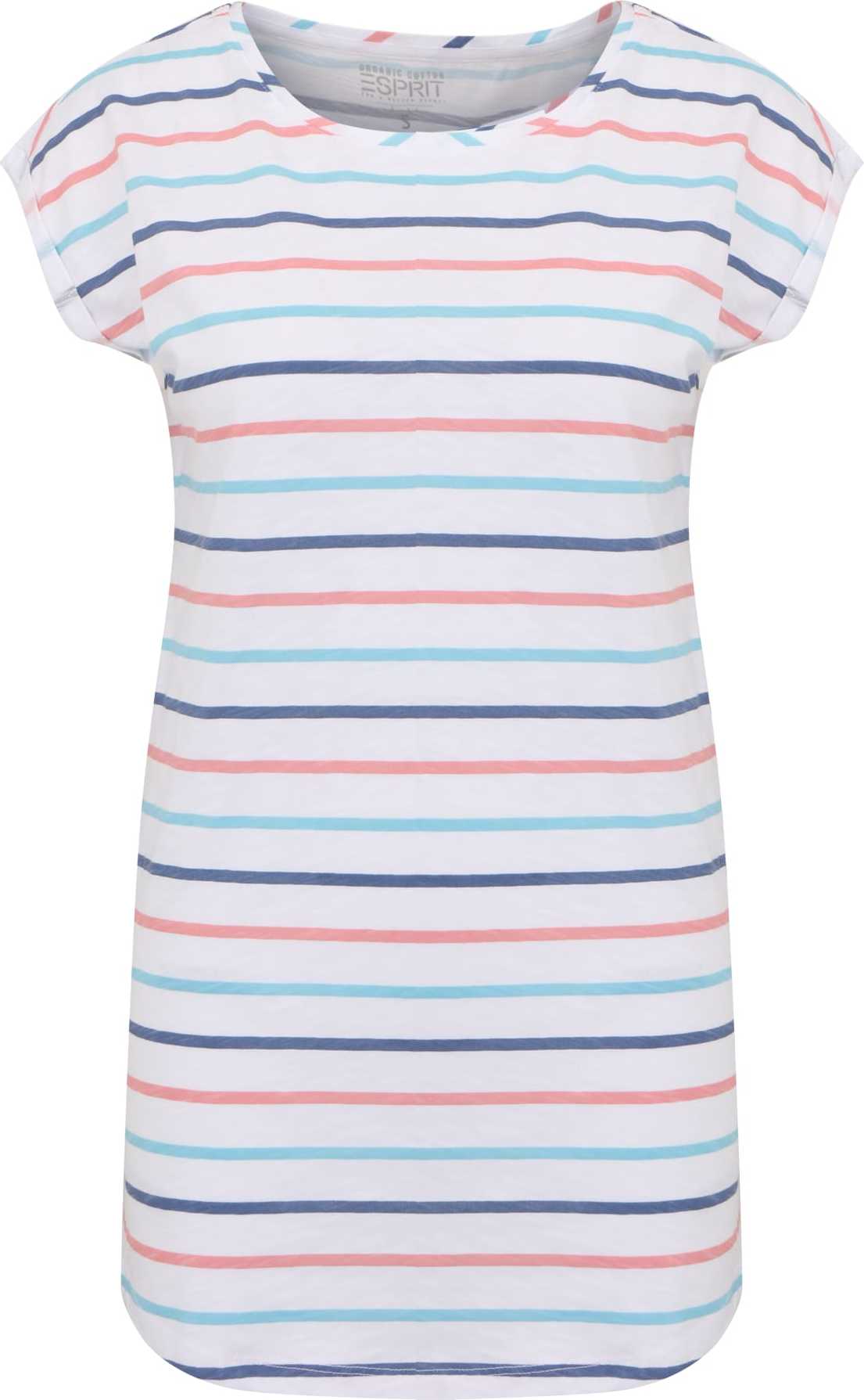 Esprit Maternity Tričko kouřově modrá / světlemodrá / růžová / bílá