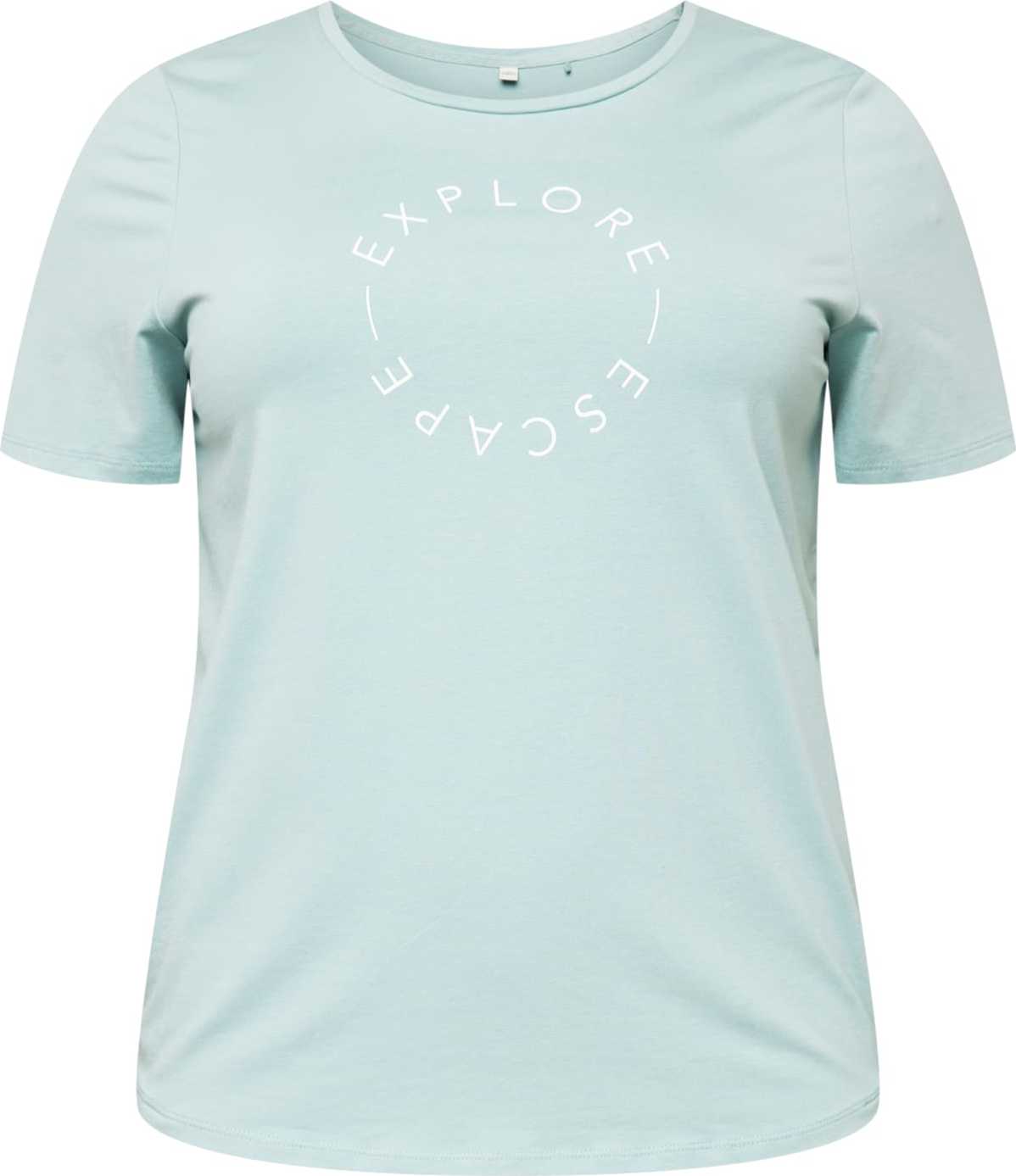 Esprit Sport Curvy Tričko pastelově zelená / bílá
