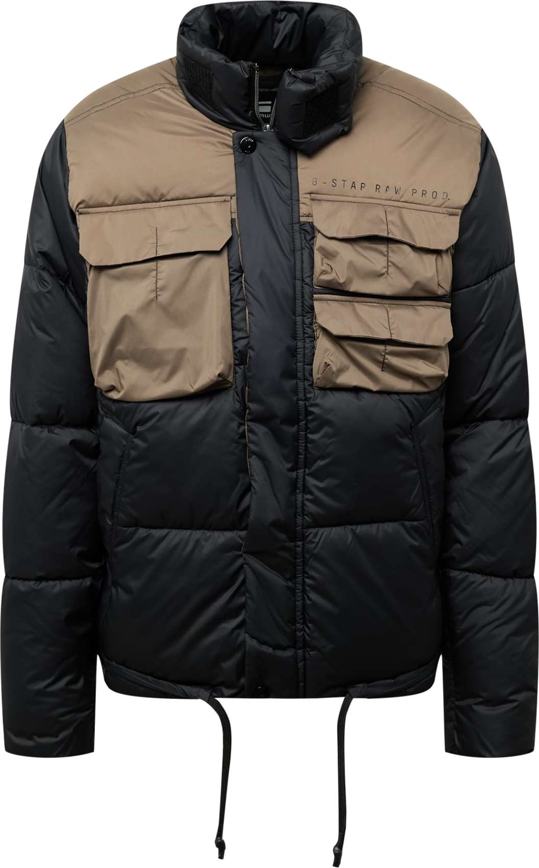 G-Star RAW Přechodná bunda 'Attac' khaki / černá