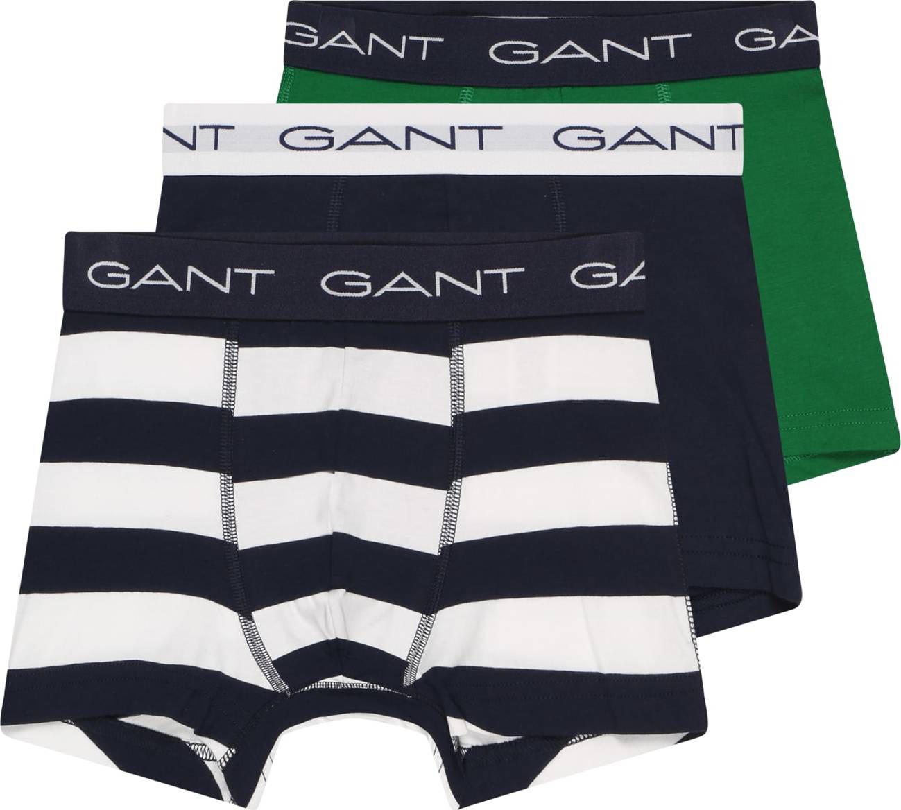 GANT Spodní prádlo námořnická modř / zelená / bílá