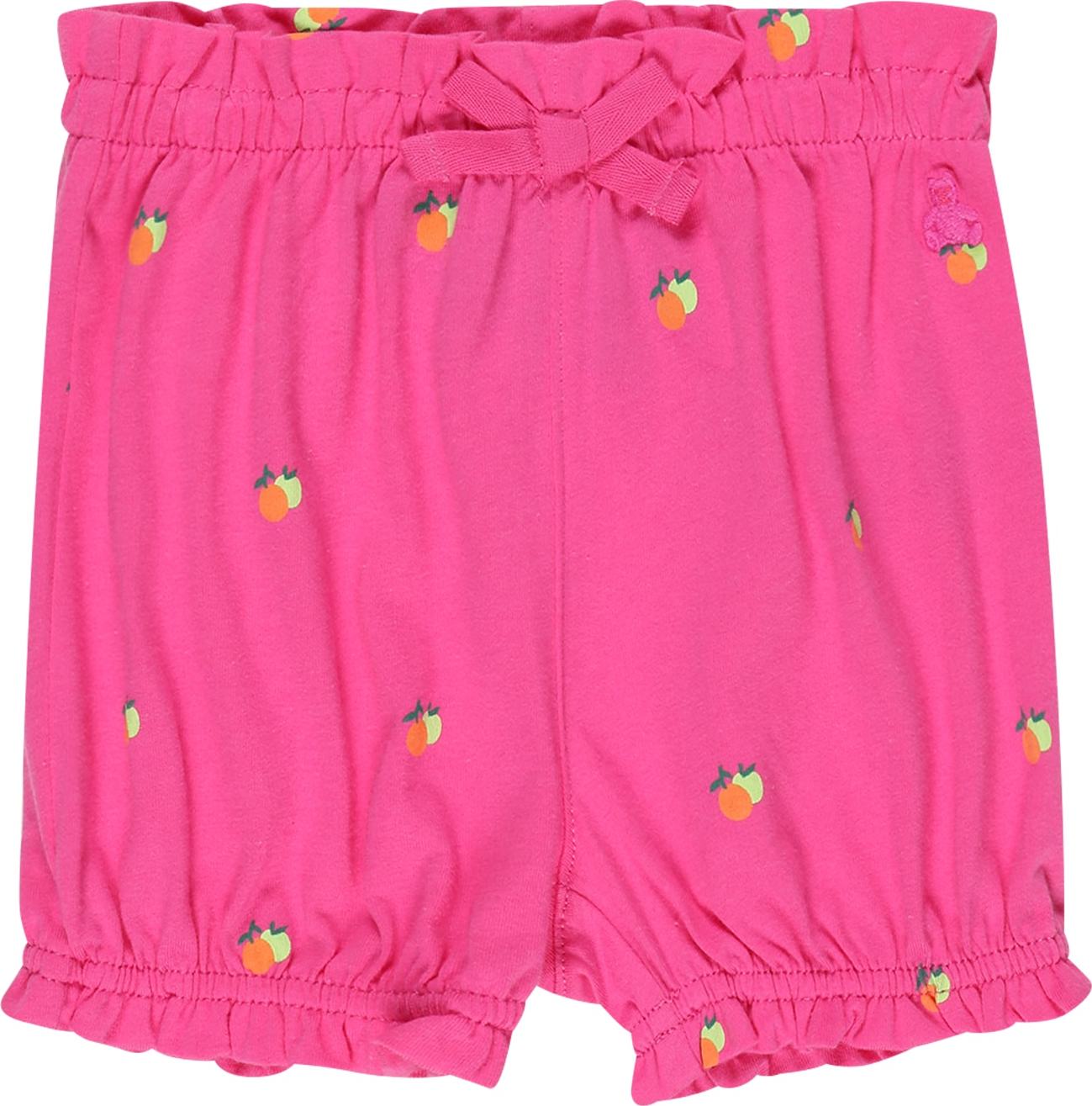 GAP Kalhoty limone / zelená / oranžová / pink