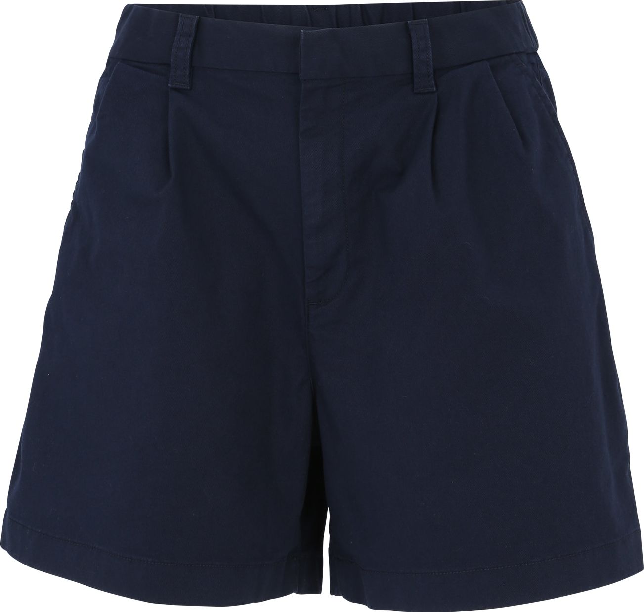 GAP Kalhoty se sklady v pase námořnická modř
