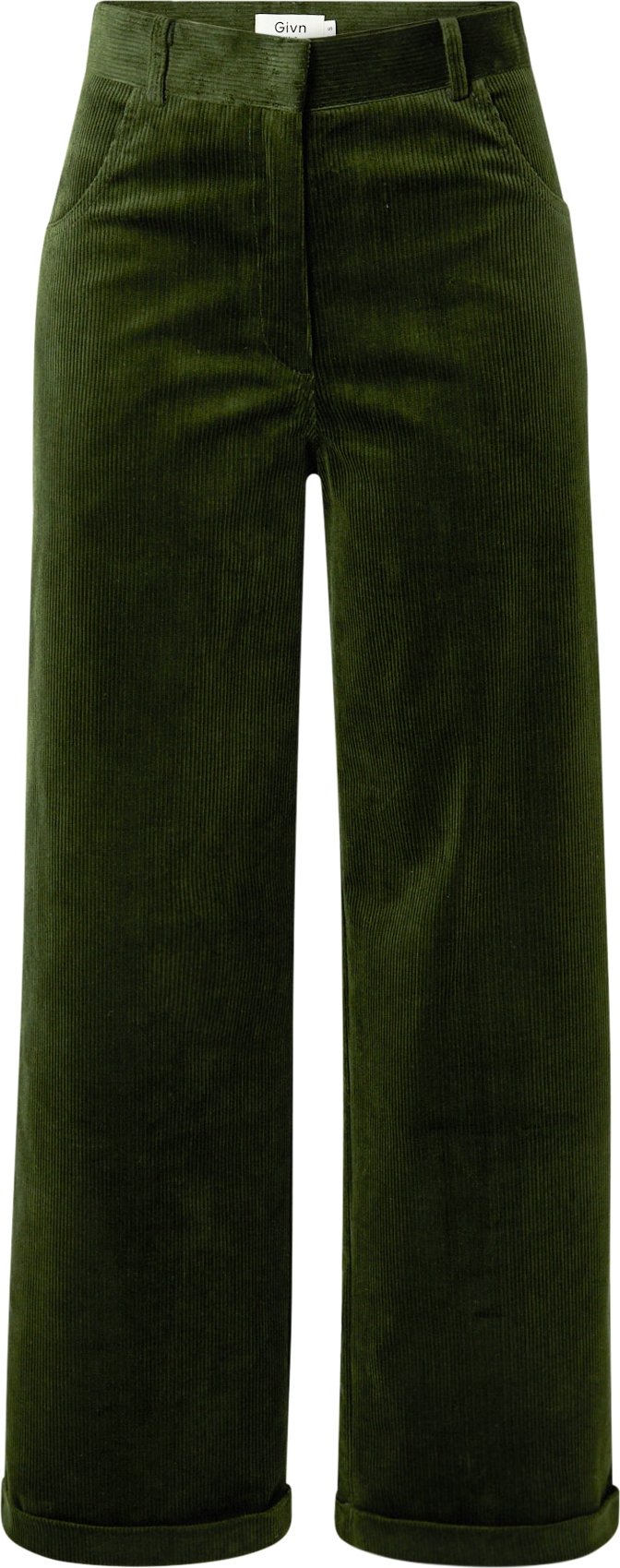 Givn Berlin Kalhoty 'ELENA' tmavě zelená