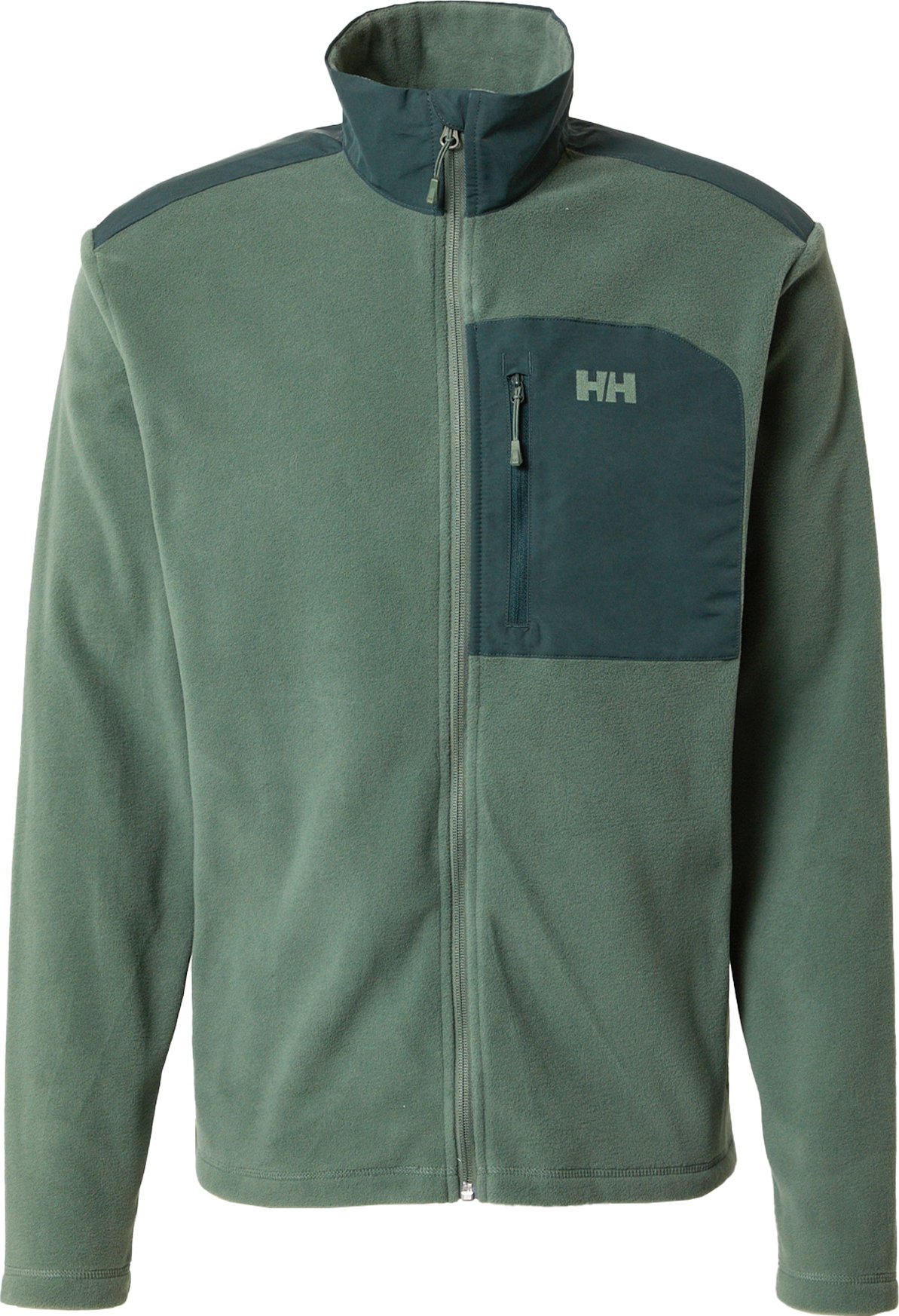 HELLY HANSEN Funkční fleecová mikina 'DAYBREAKER BLOCK JACKET' zelená / jedle