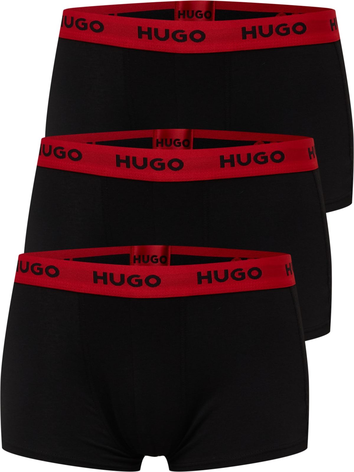 HUGO Boxerky ohnivá červená / černá
