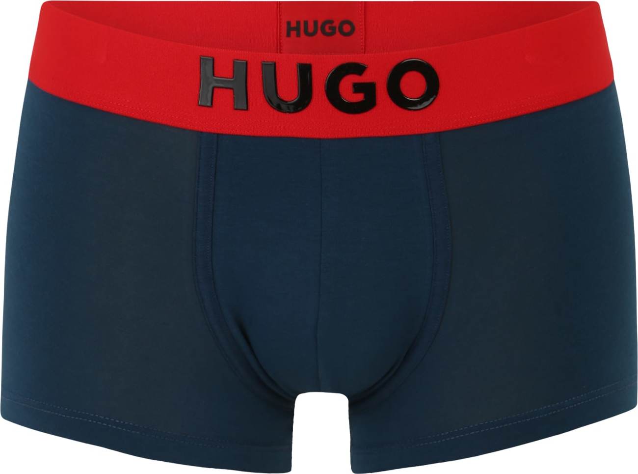 HUGO Boxerky tmavě modrá / rezavě červená