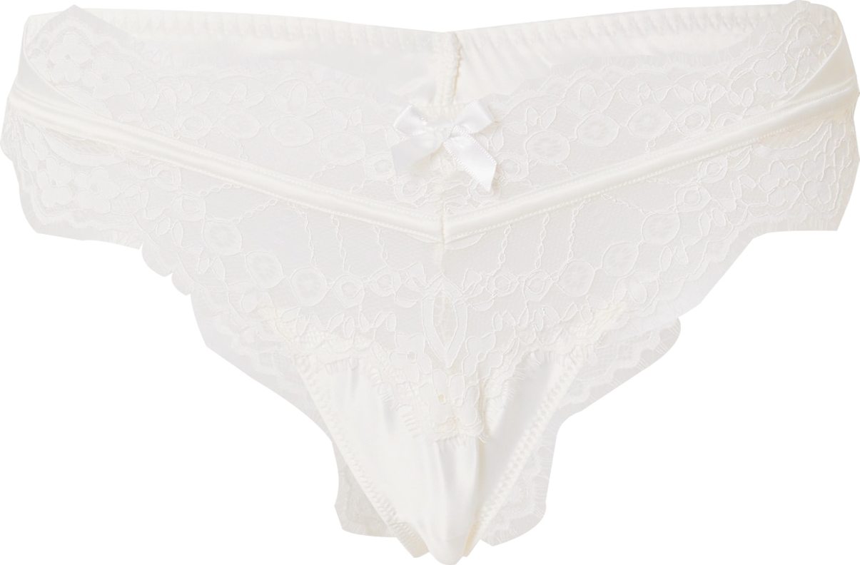 Hunkemöller Tanga 'Amelia' bílá