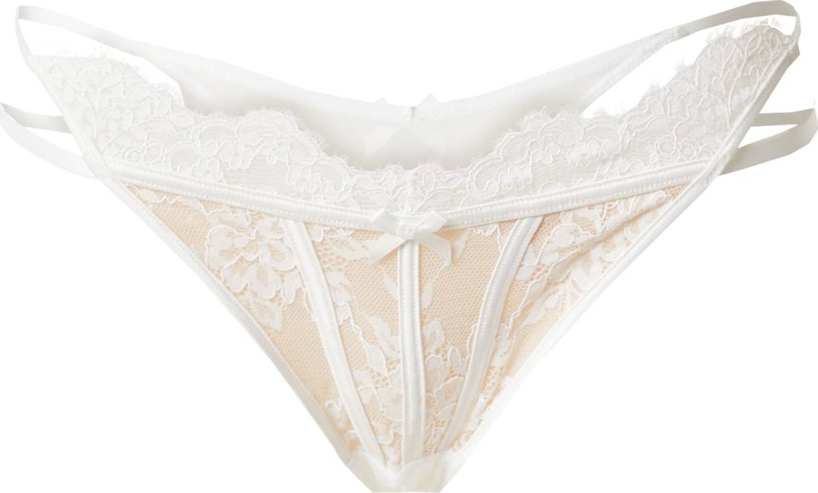 Hunkemöller Tanga 'Chlo' bílá