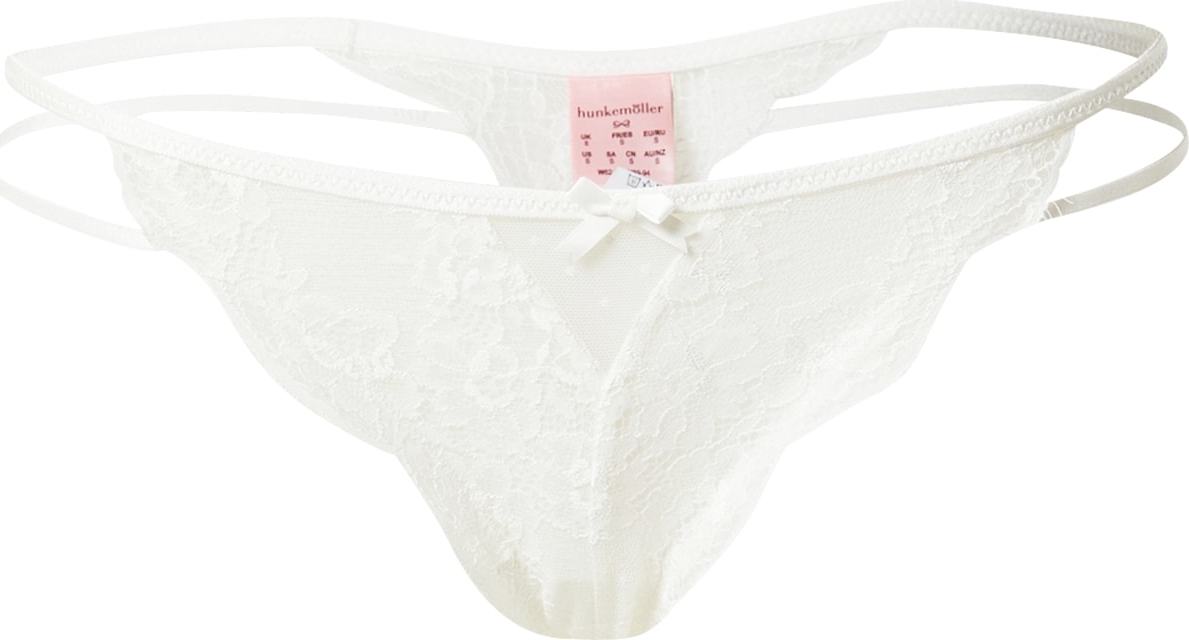 Hunkemöller Tanga 'Jolie' bílá