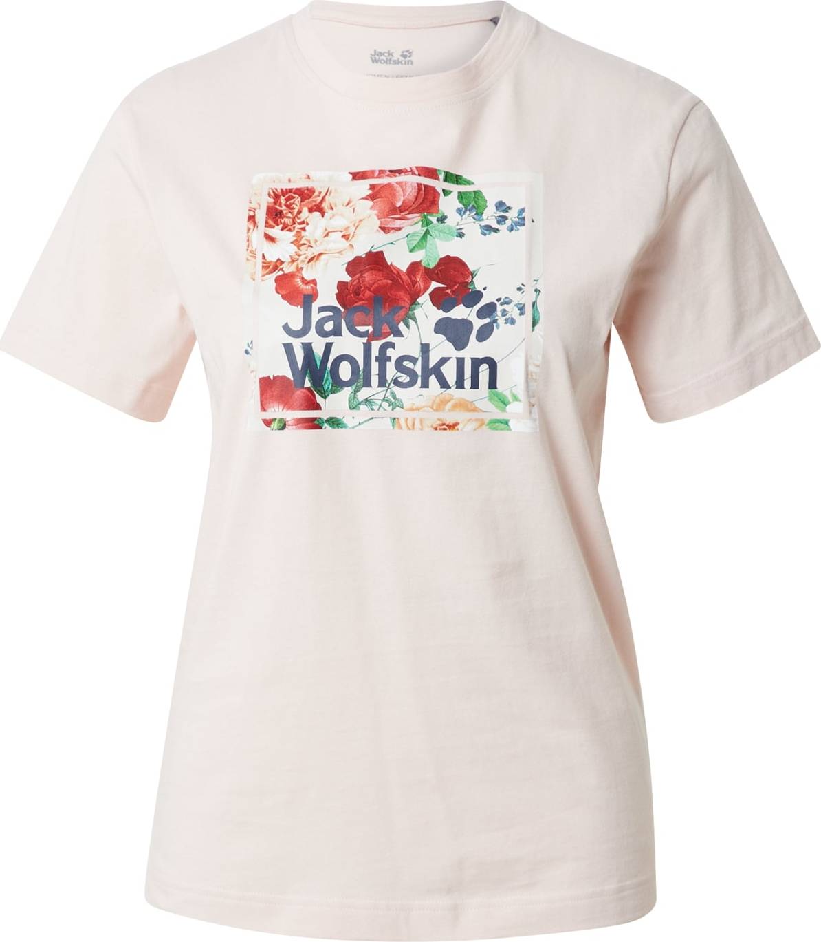 JACK WOLFSKIN Funkční tričko námořnická modř / zelená / oranžová / pastelově růžová / červená