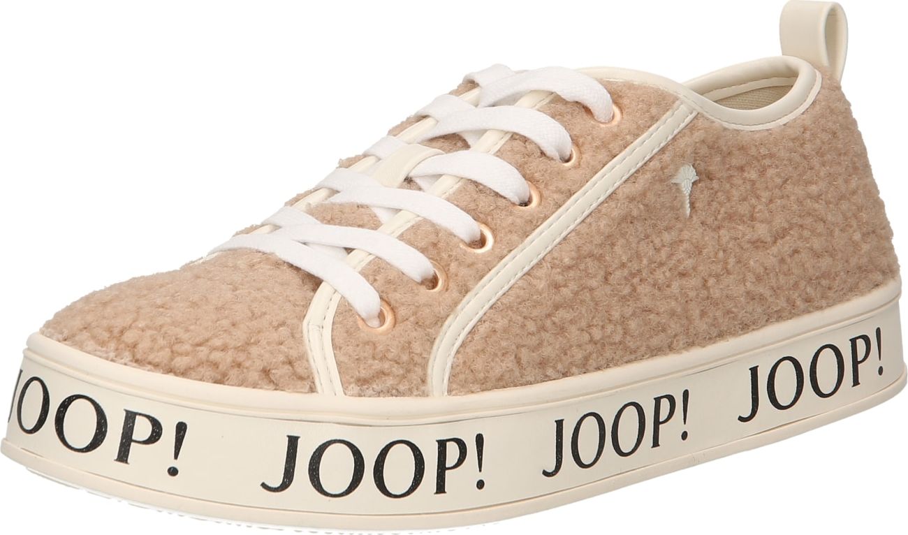 JOOP! Tenisky 'Peluche Jil' béžová / světle béžová / černá