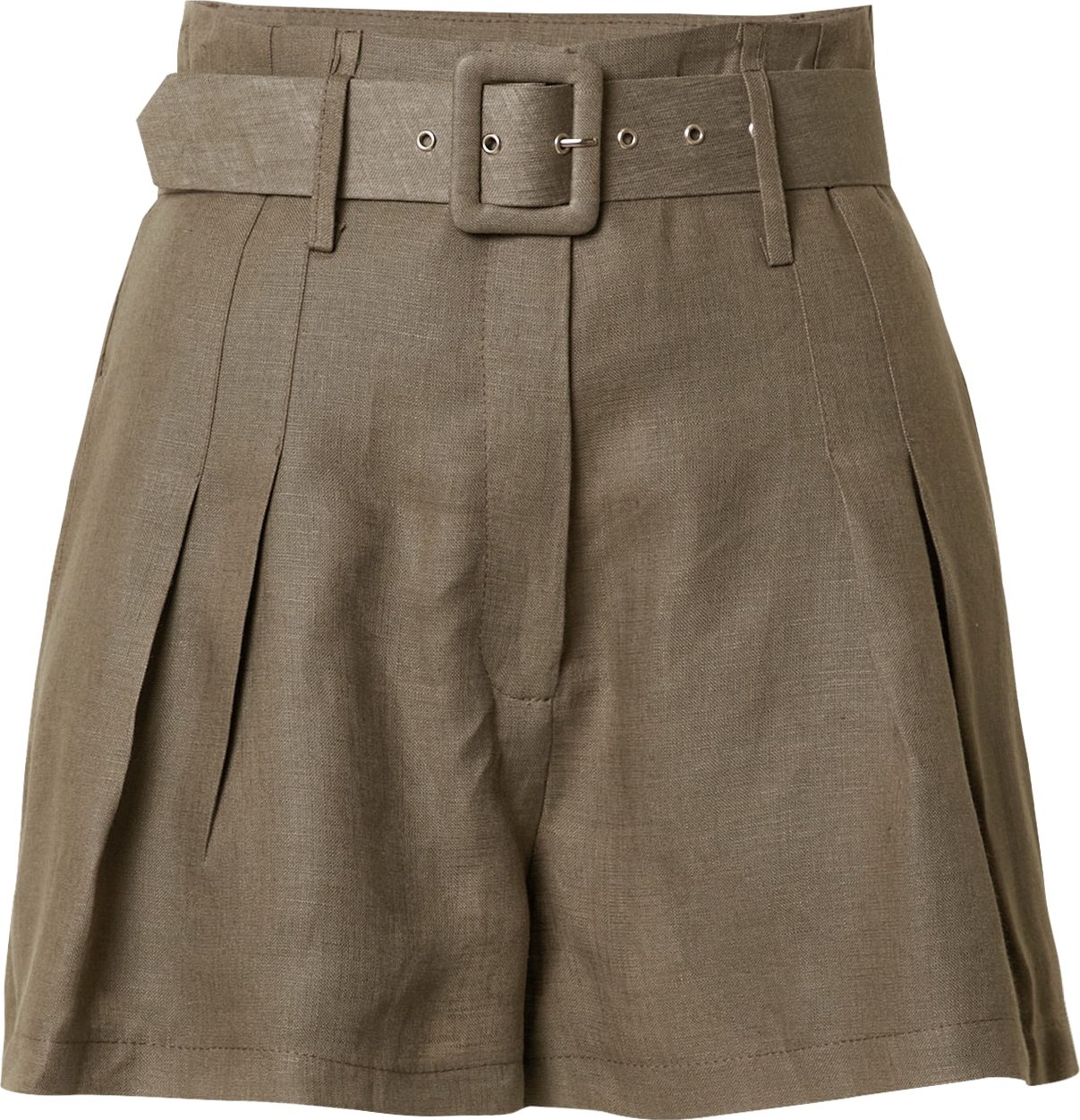 KAN Kalhoty se sklady v pase 'CHESTNUT' khaki