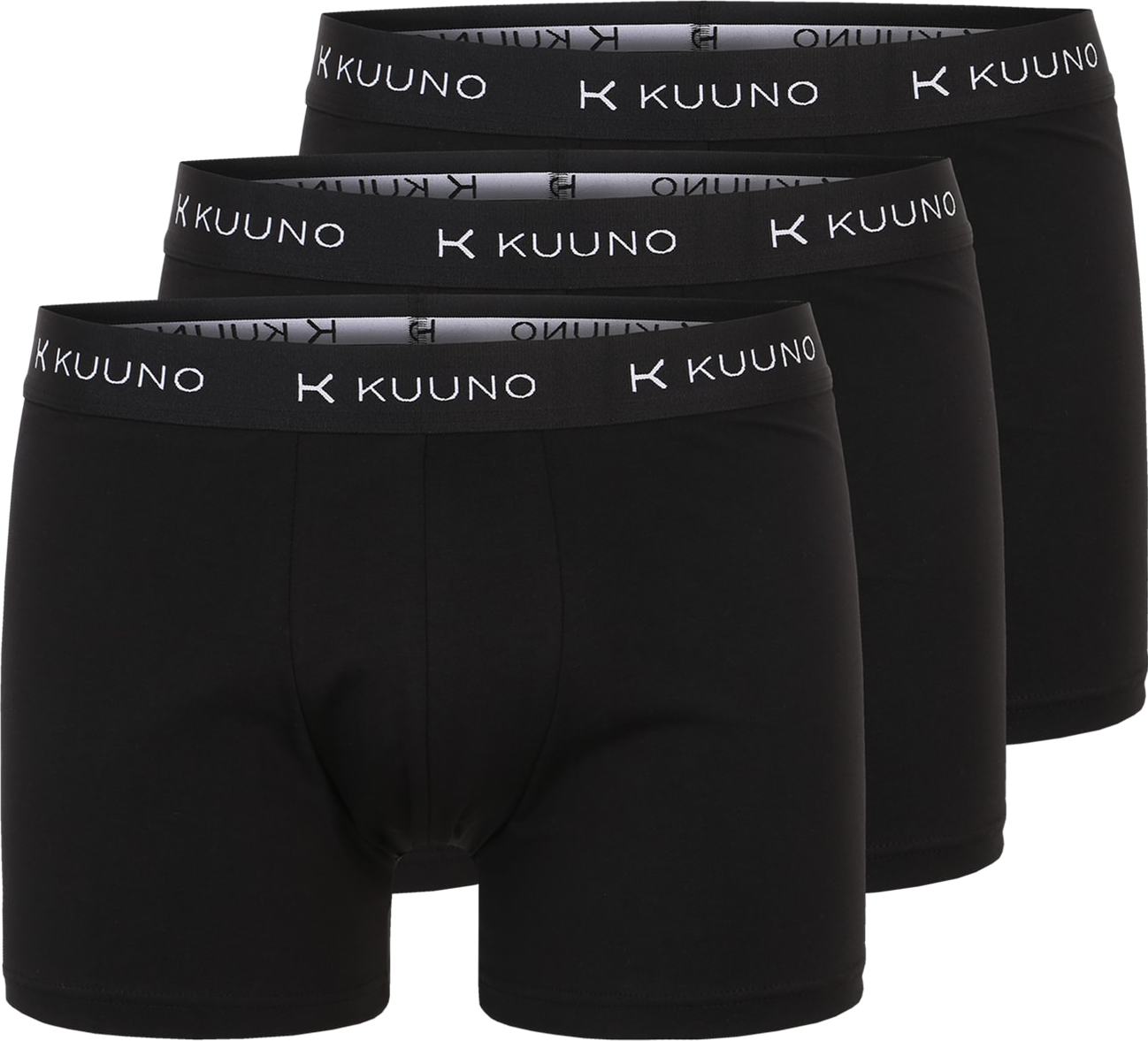 KUUNO Boxerky černá / bílá