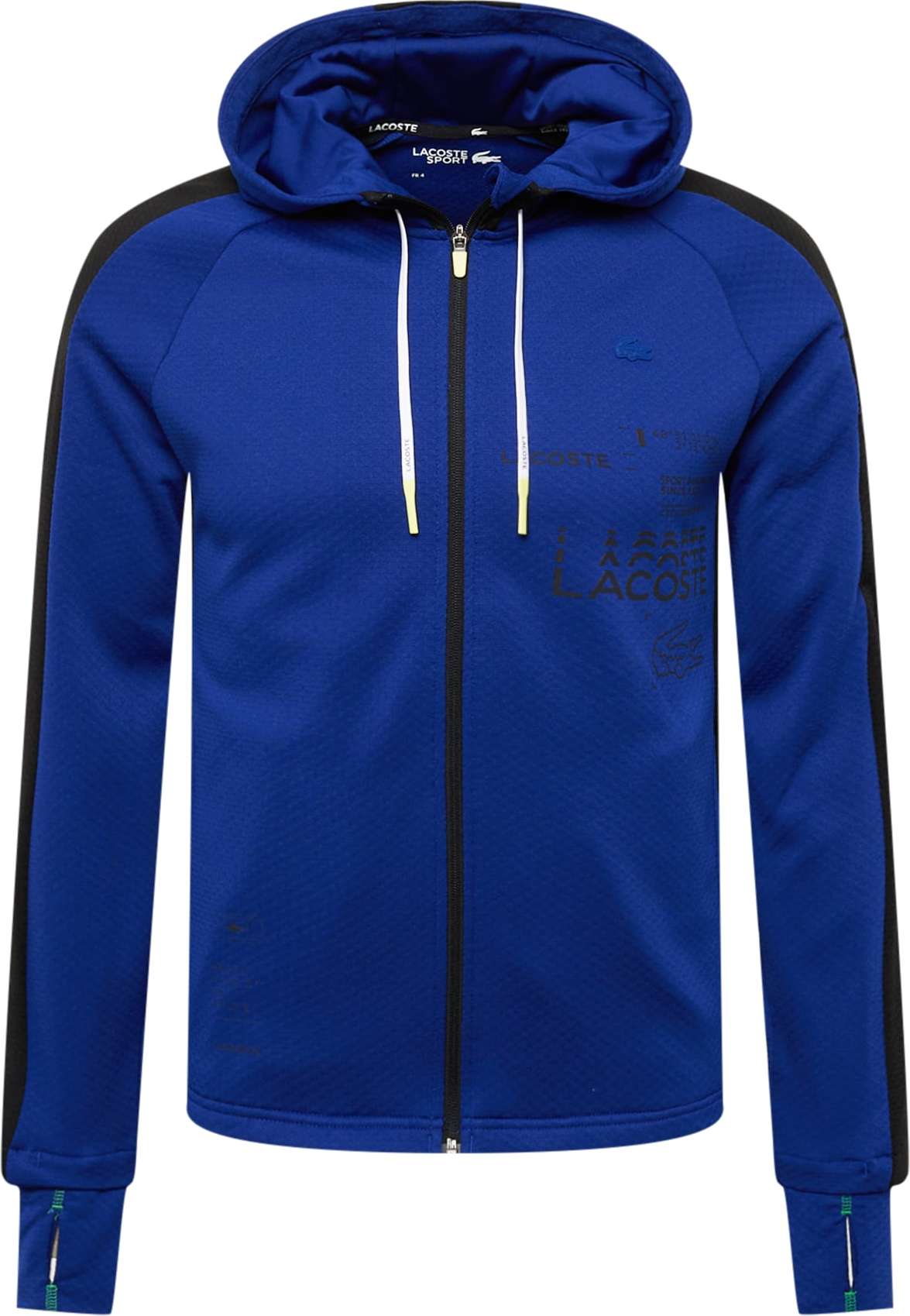 Lacoste Sport Sportovní mikina modrá / černá