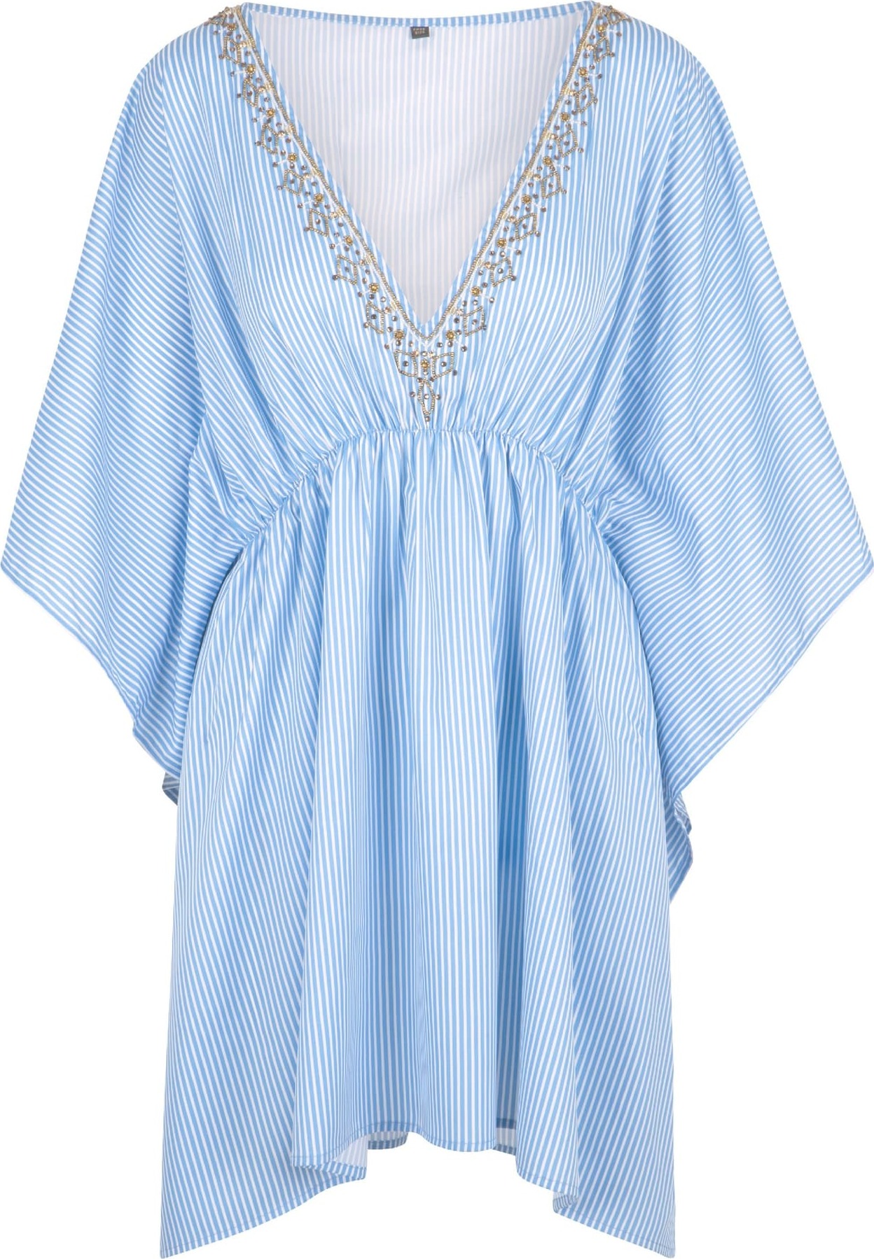 LingaDore Plážové šaty modrá / bílá