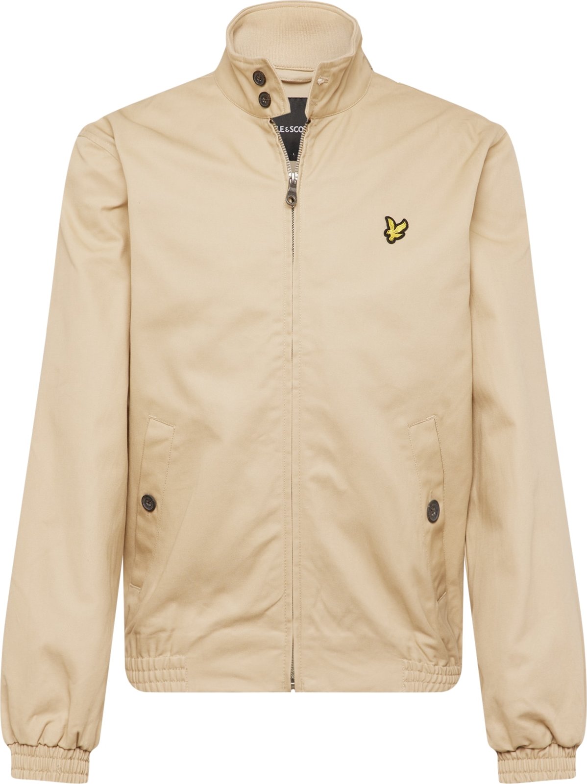 Lyle & Scott Přechodná bunda 'Harrington' béžová