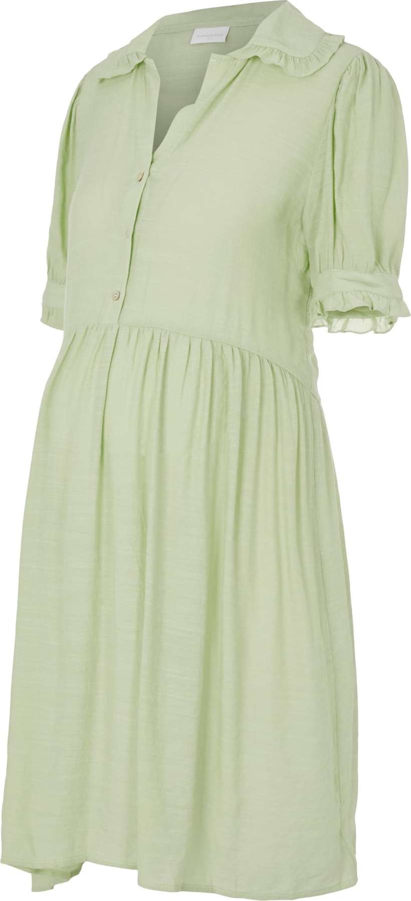 MAMALICIOUS Košilové šaty 'Evanga' pastelově zelená