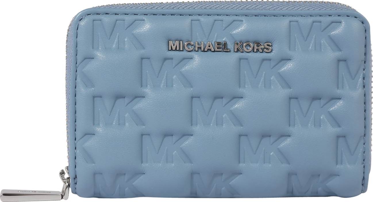 MICHAEL Michael Kors Peněženka světlemodrá / stříbrná