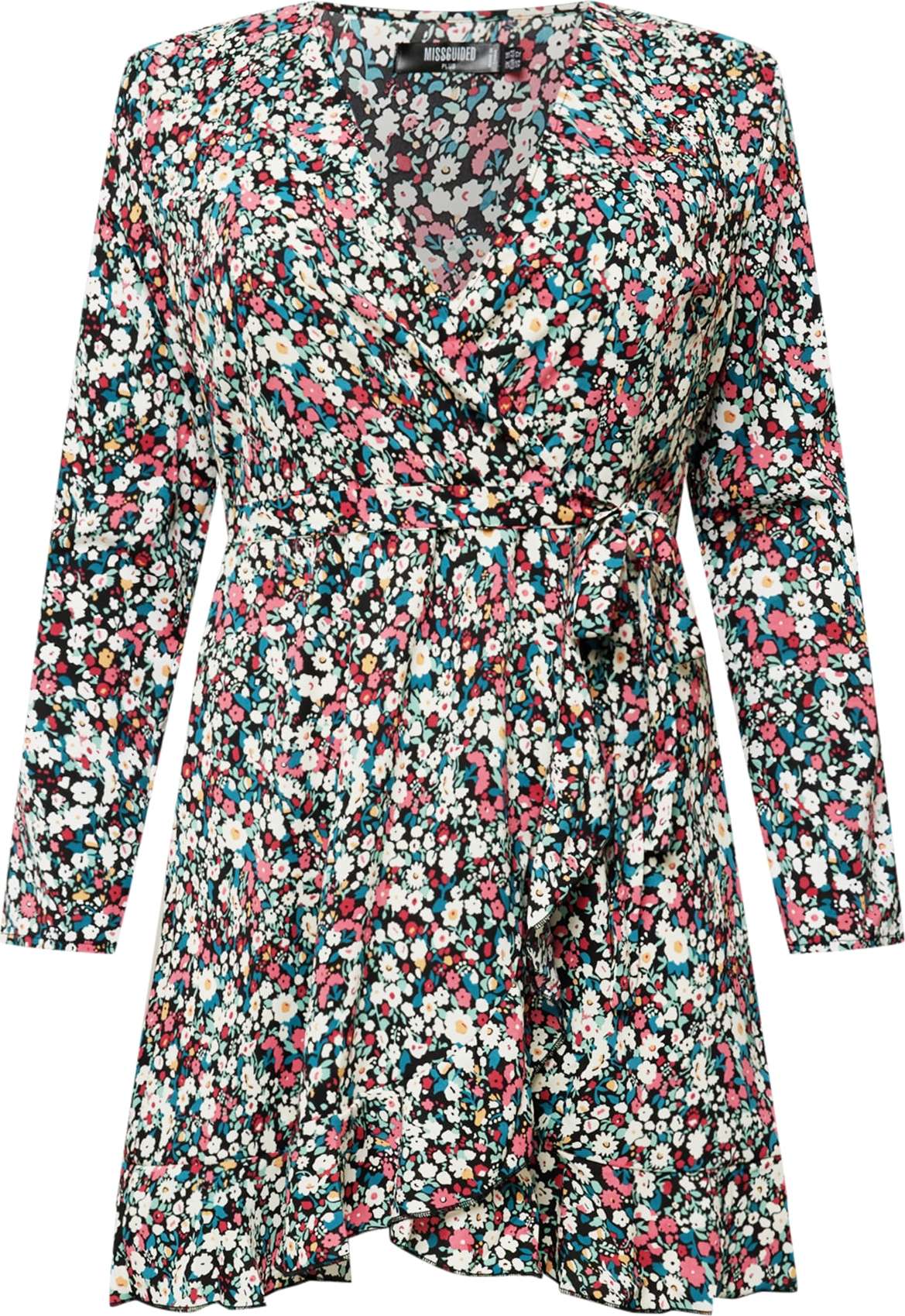 Missguided Plus Šaty žlutá / smaragdová / pink / černá / bílá