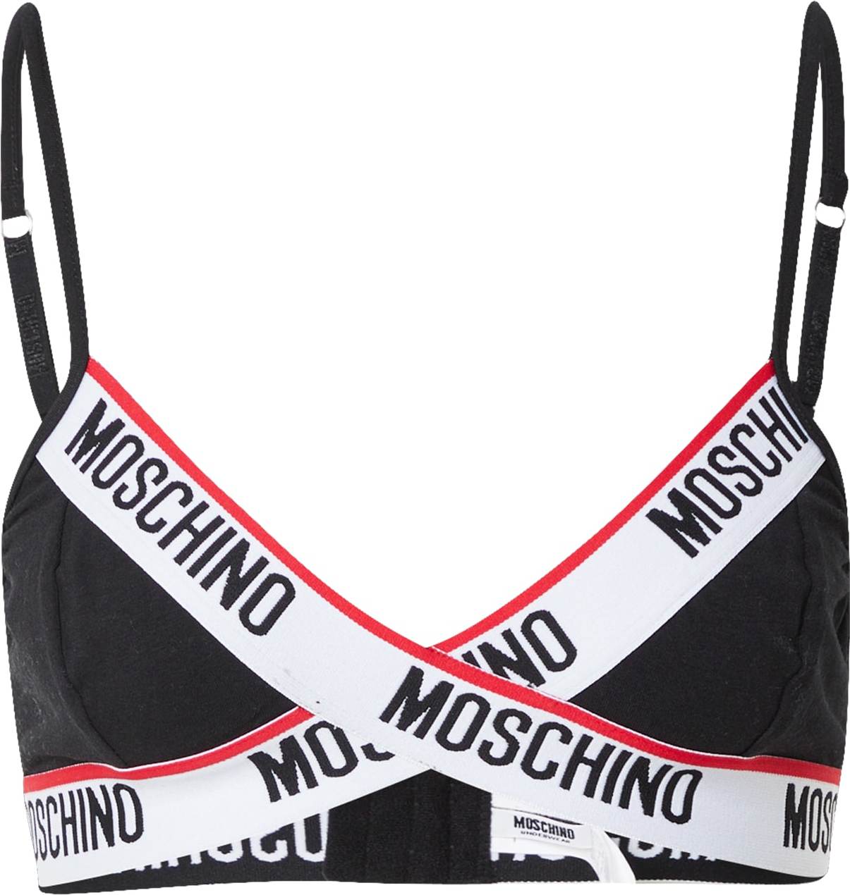 Moschino Underwear Podprsenka červená / černá / bílá