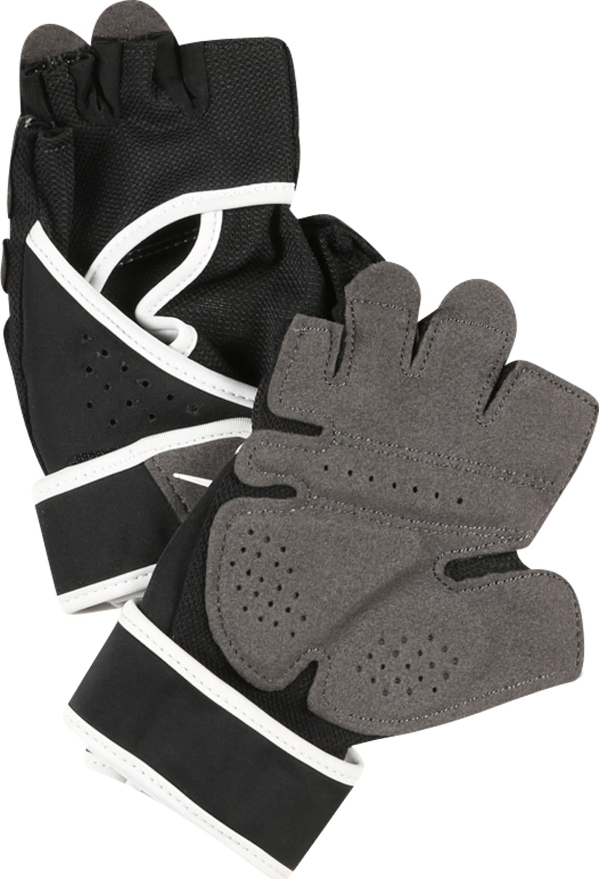 NIKE Accessoires Sportovní rukavice šedá / černá / bílá