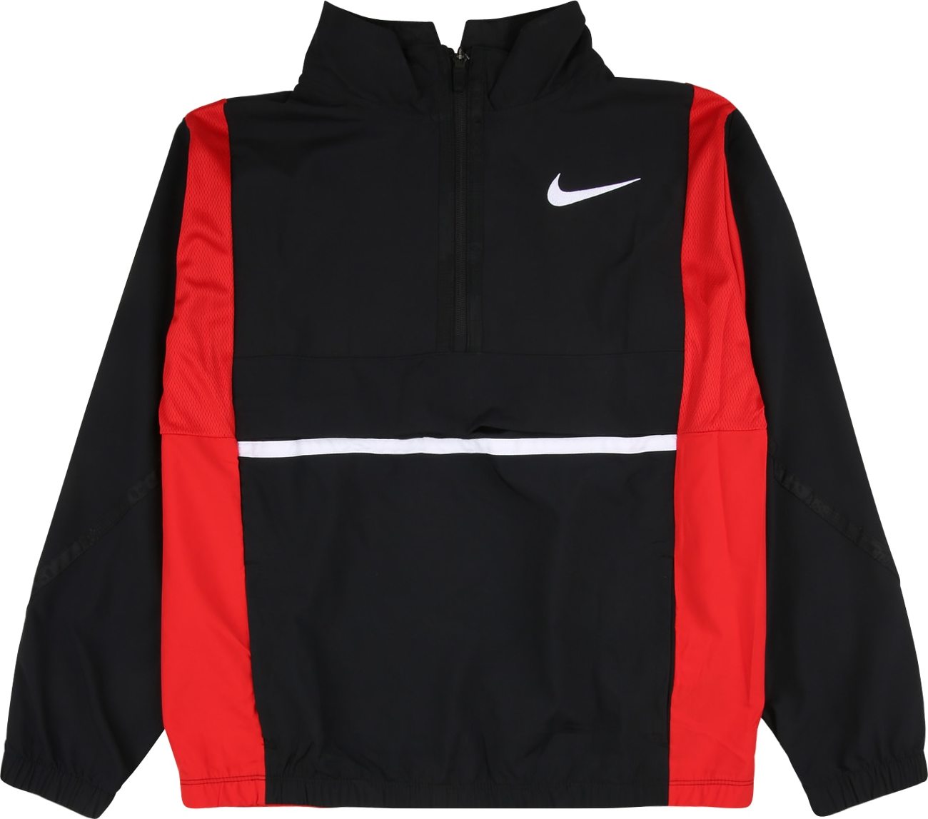 NIKE Sportovní bunda červená / černá / bílá