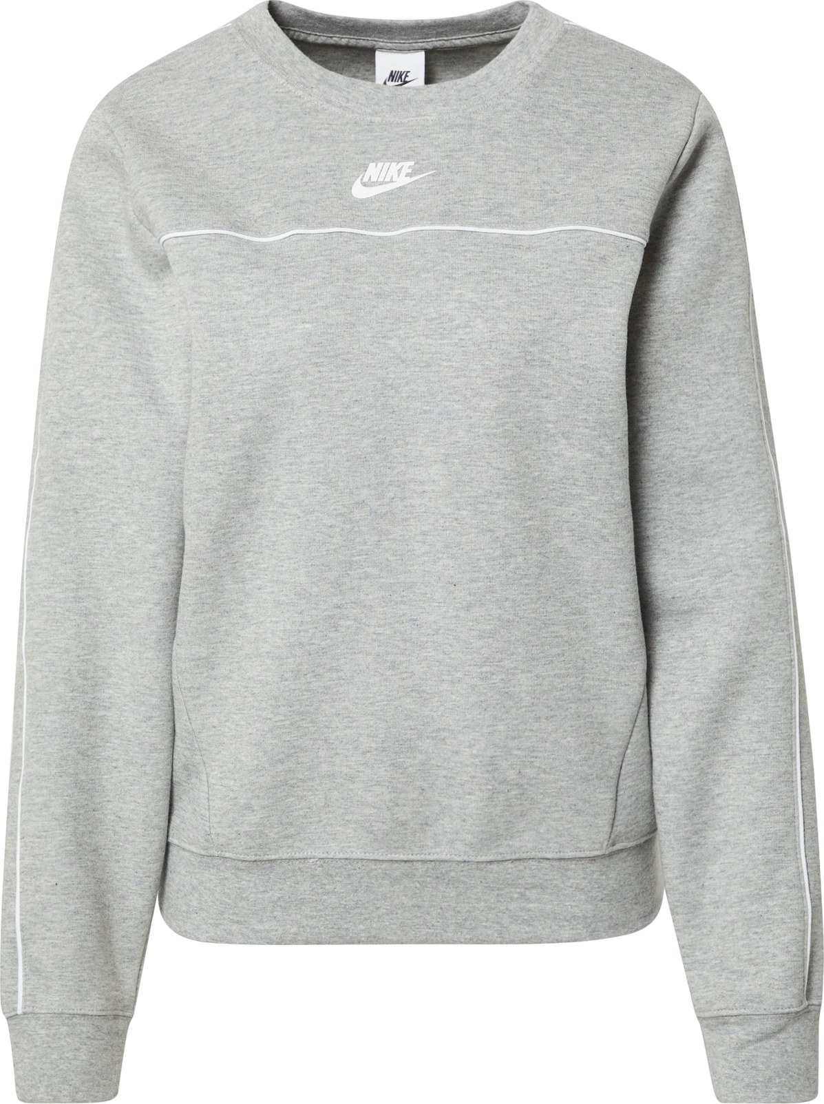 Nike Sportswear Mikina šedá / bílá