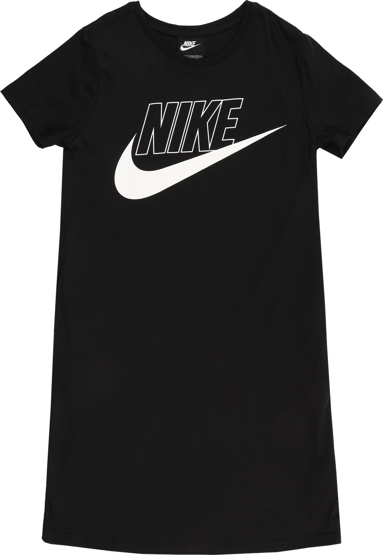 Nike Sportswear Šaty 'FUTURA' černá / bílá