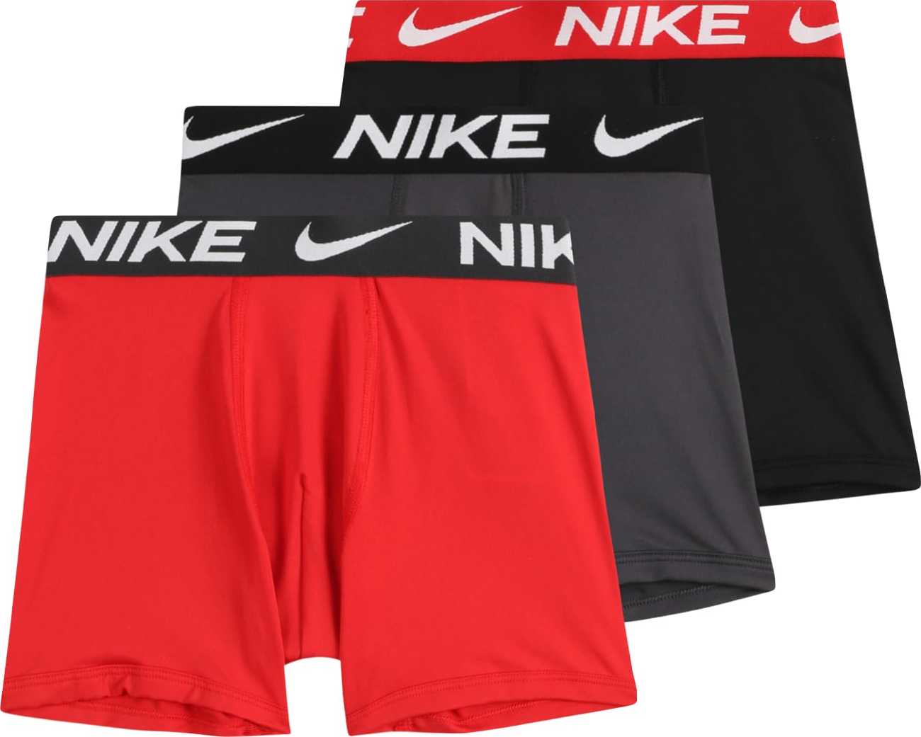 Nike Sportswear Spodní prádlo tmavě šedá / červená / černá / bílá