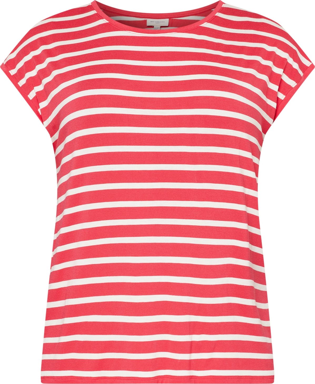 ONLY Carmakoma Tričko 'WILMA' pink / bílá
