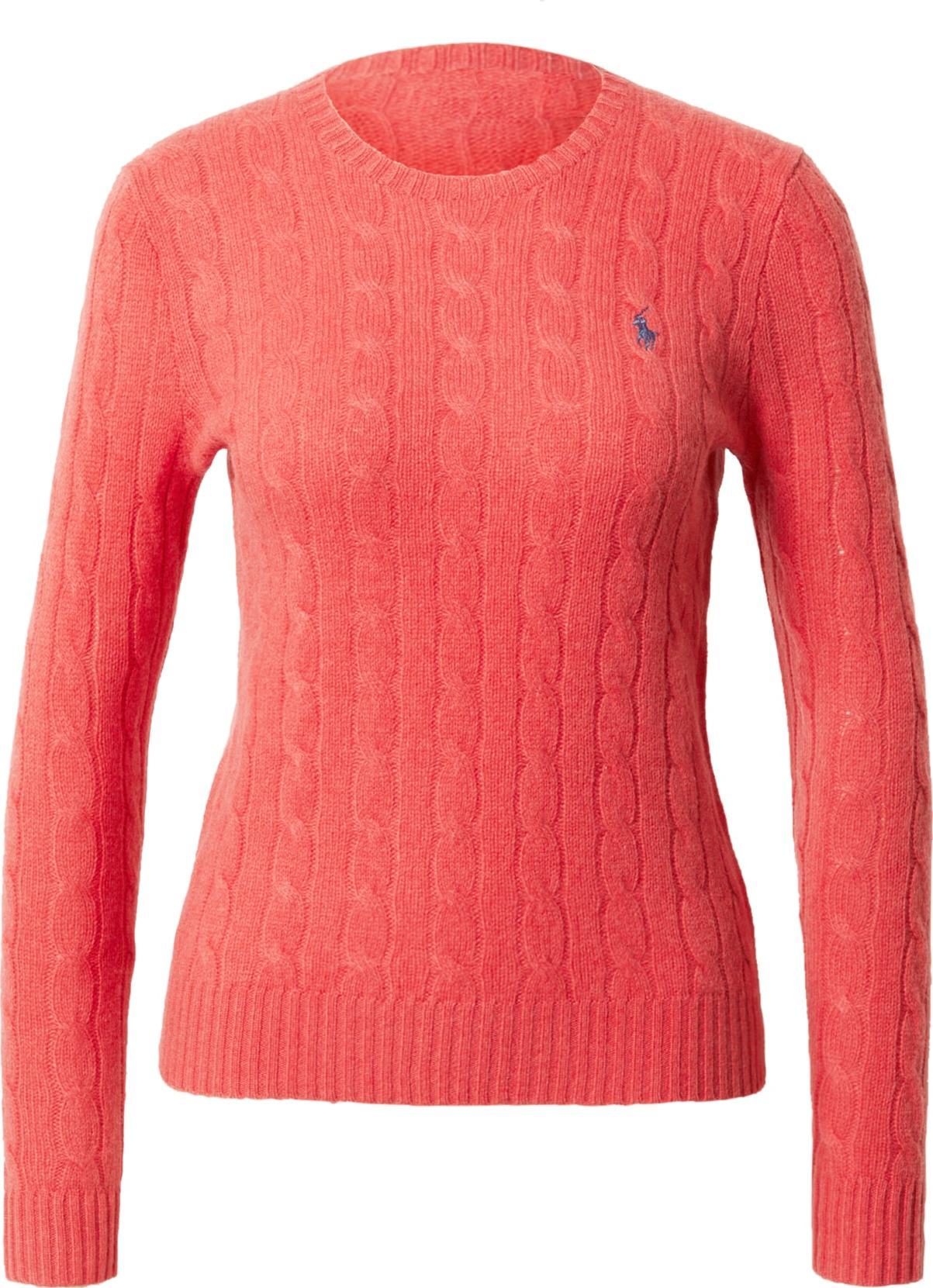 Polo Ralph Lauren Svetr 'JULIANNA' tmavě modrá / červená