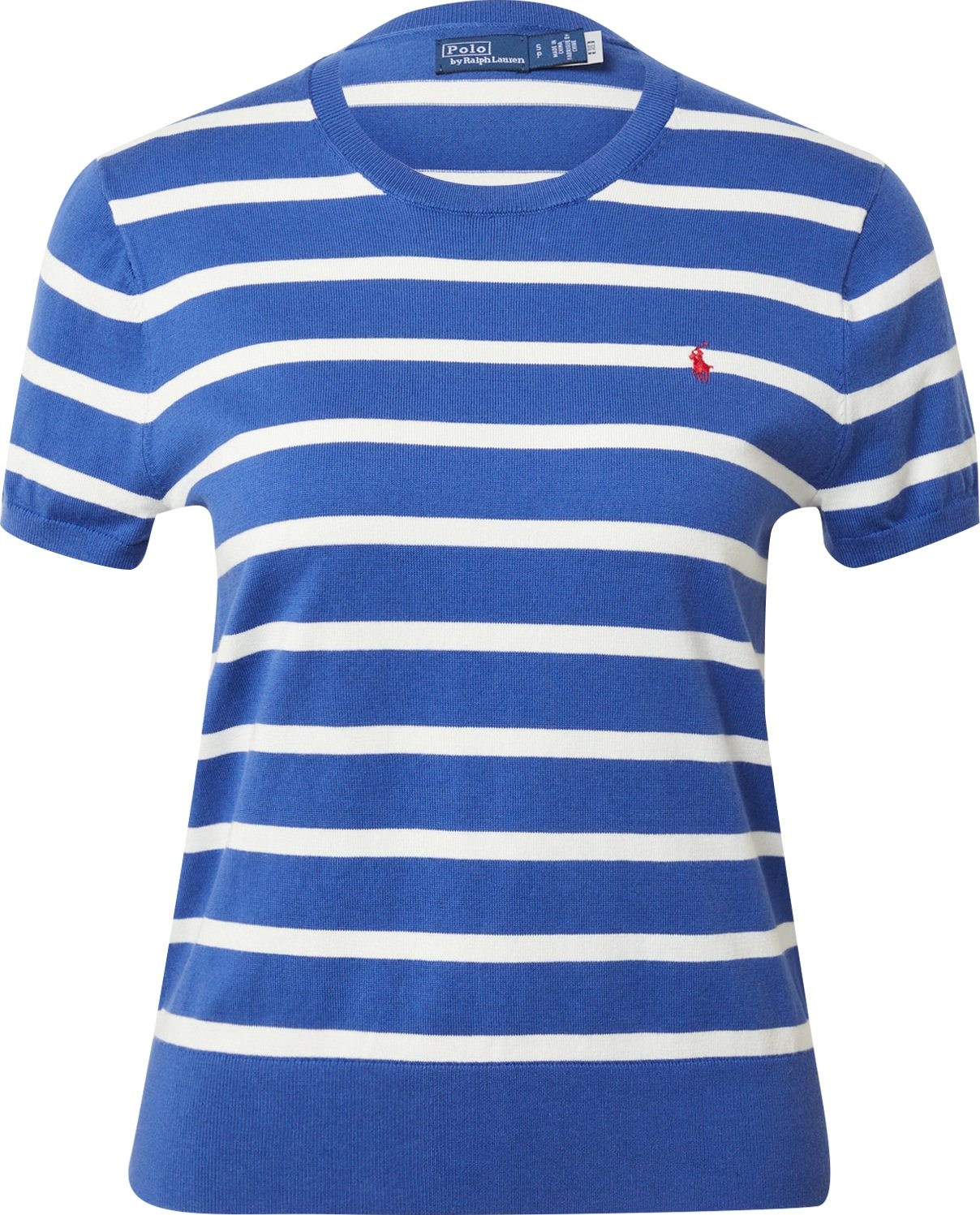 Polo Ralph Lauren Svetr královská modrá / rezavě červená / bílá