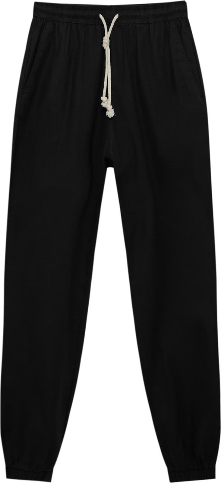 Pull&Bear Kalhoty černá