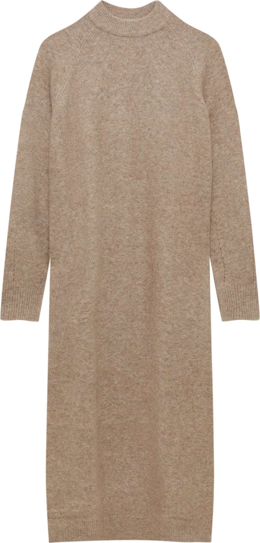 Pull&Bear Úpletové šaty režná