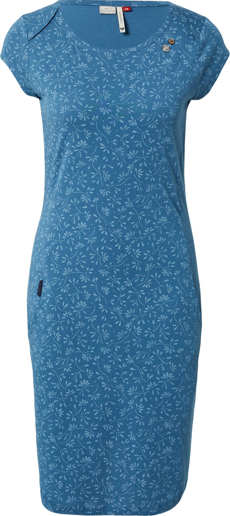 Ragwear Šaty 'RIVAN' modrá / bílá