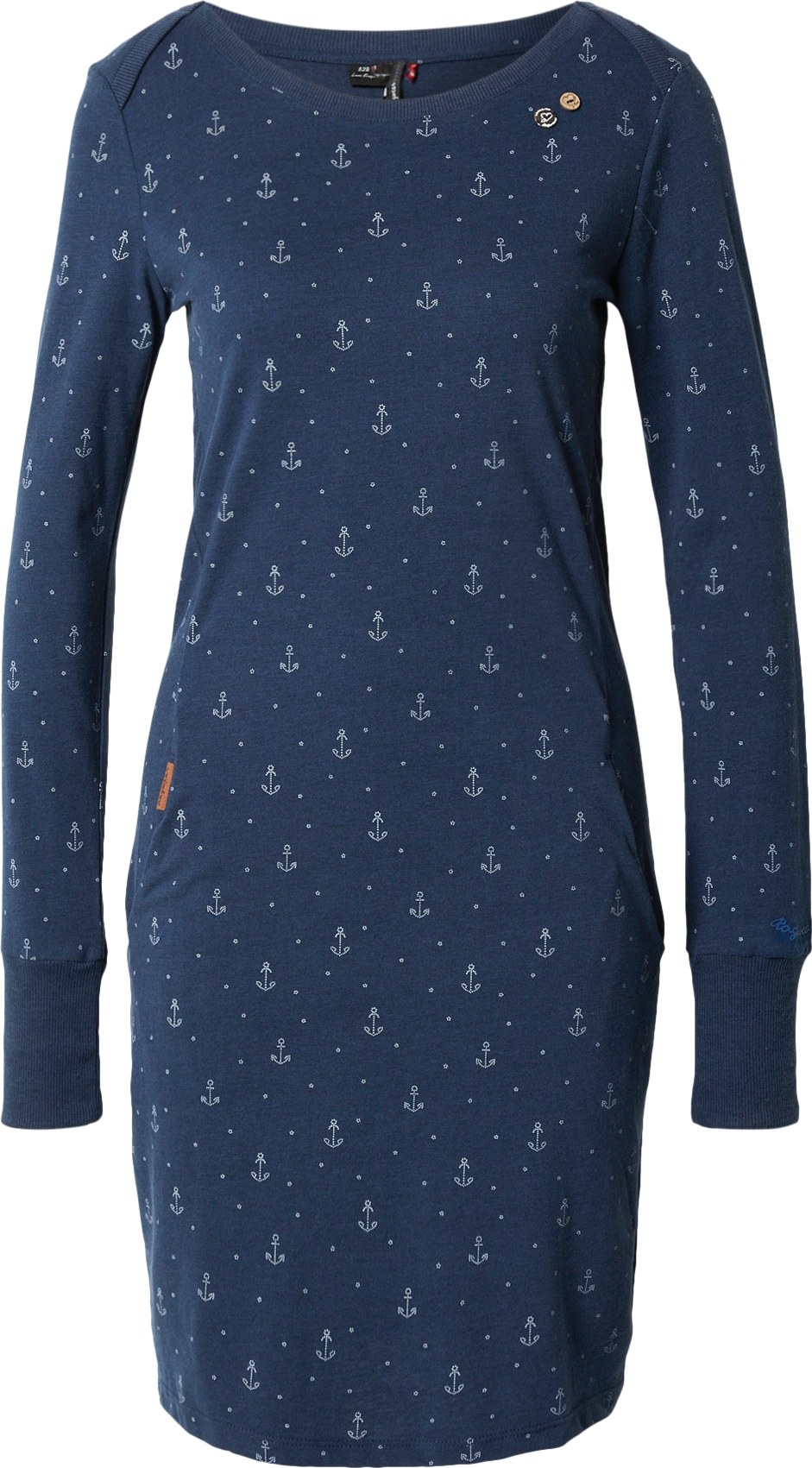 Ragwear Šaty 'RIVER MARINA' námořnická modř / bílá